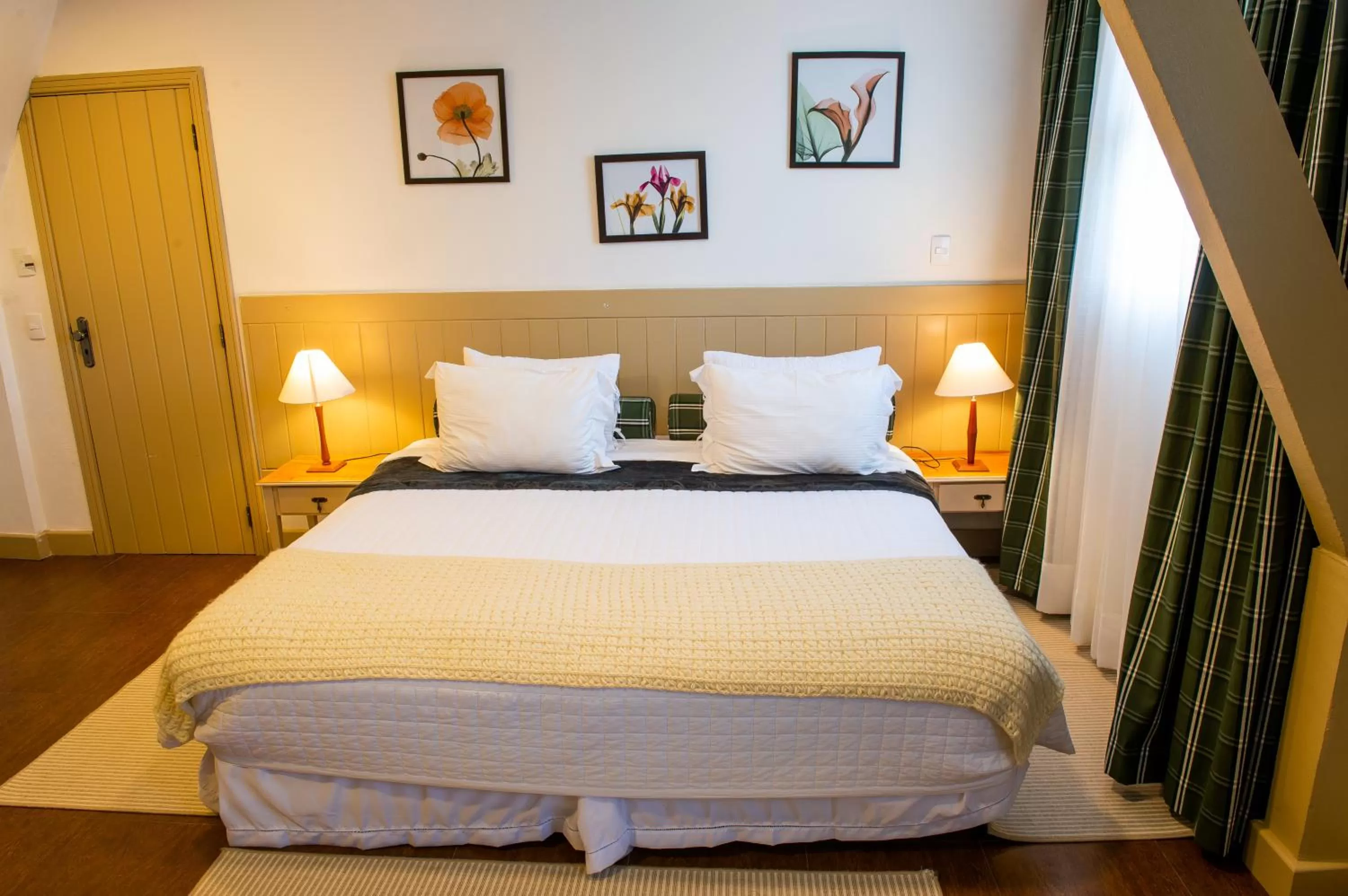 Bed in Pousada das Lavandas