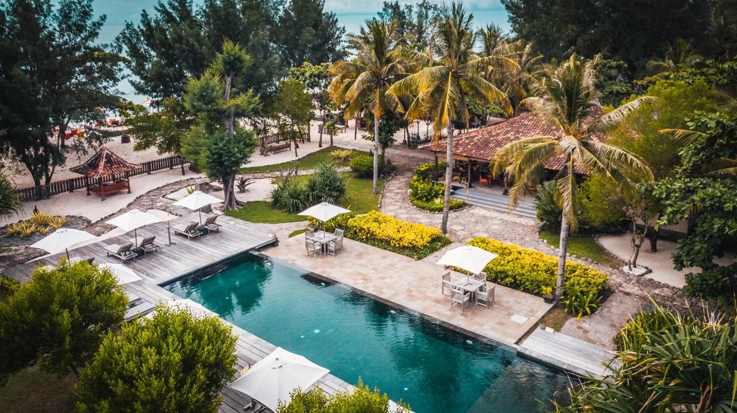 Swimming pool, Pool View in Desa Dunia Beda Resort