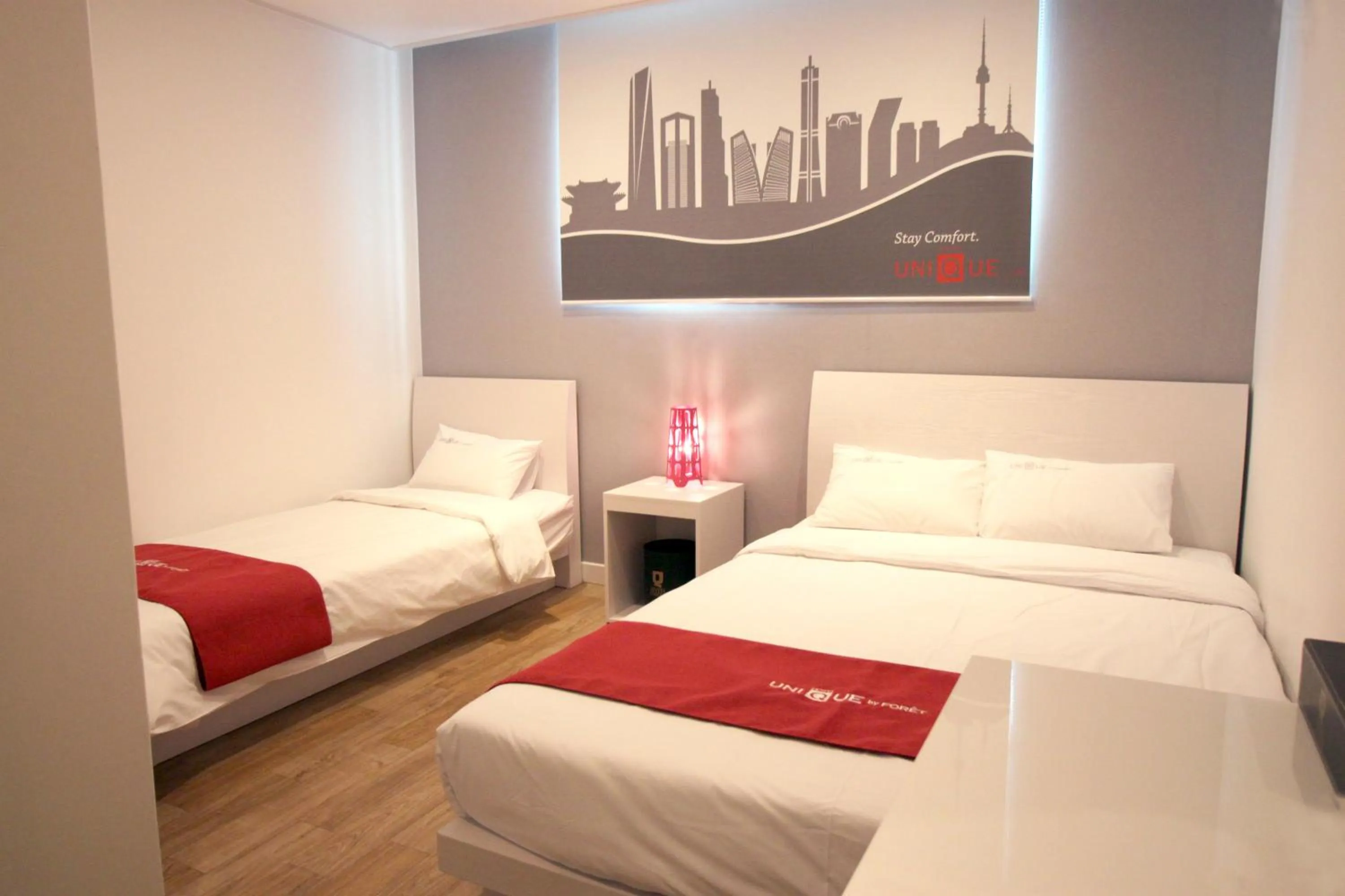 Bed in Jn Park Hotel Dongdaemun