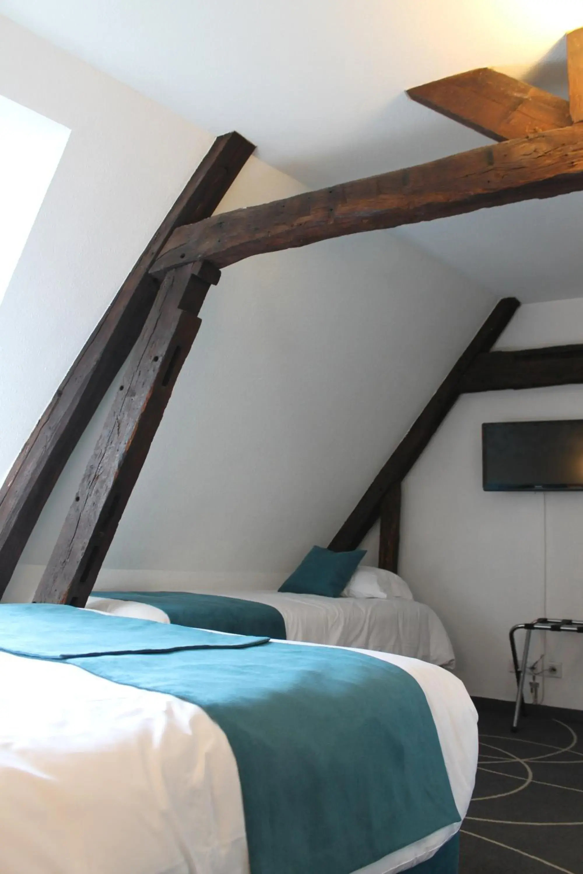 Bed in Hôtel Le Blason