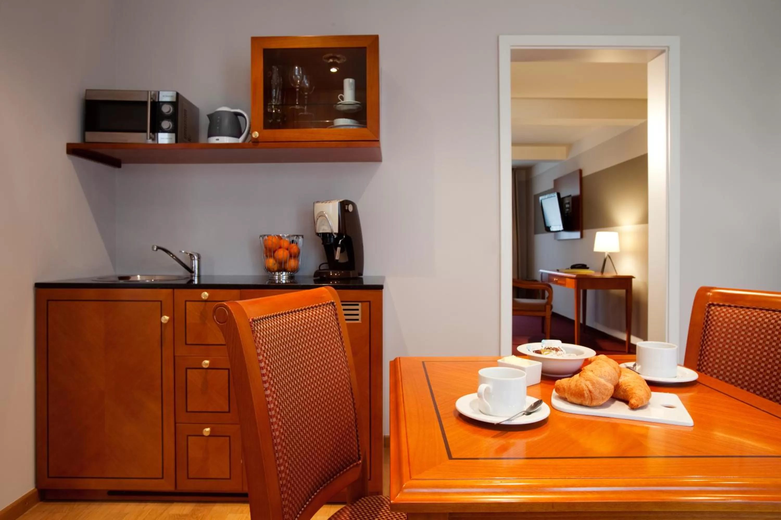 Kitchen or kitchenette in Batschari Palais Baden-Baden