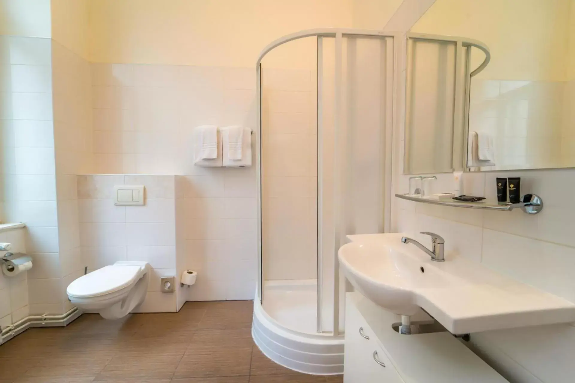 Shower, Bathroom in Metropolitan Old Town Hotel - Czech Leading Hotels