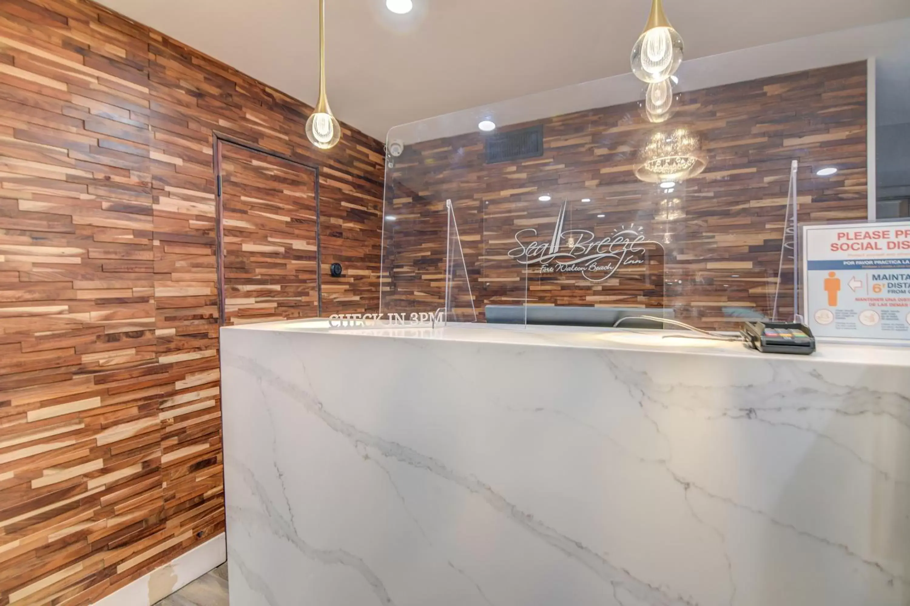 Lobby or reception in Seabreeze Inn - Fort Walton Lobby or reception in Seabreeze Inn - Fort Walton