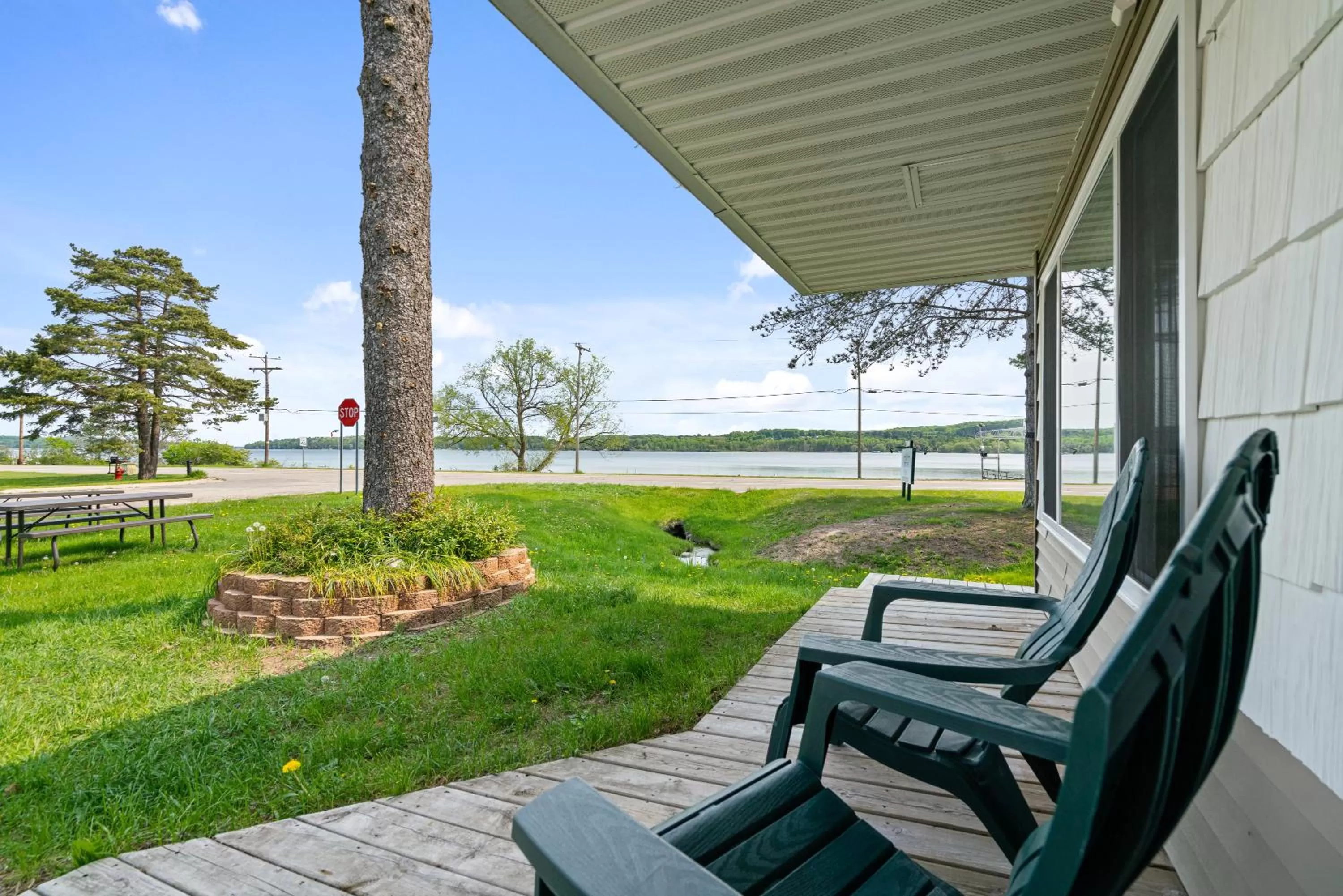 Patio in South Arm Retreats