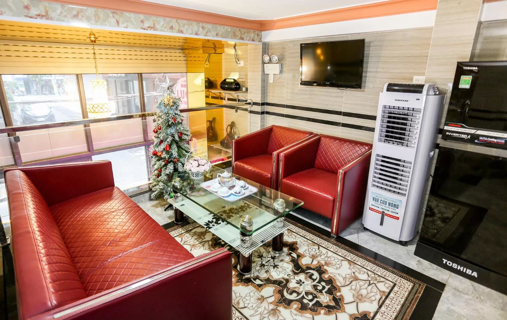 Living room, Lobby/Reception in Lucky Hotel Quy Nhon