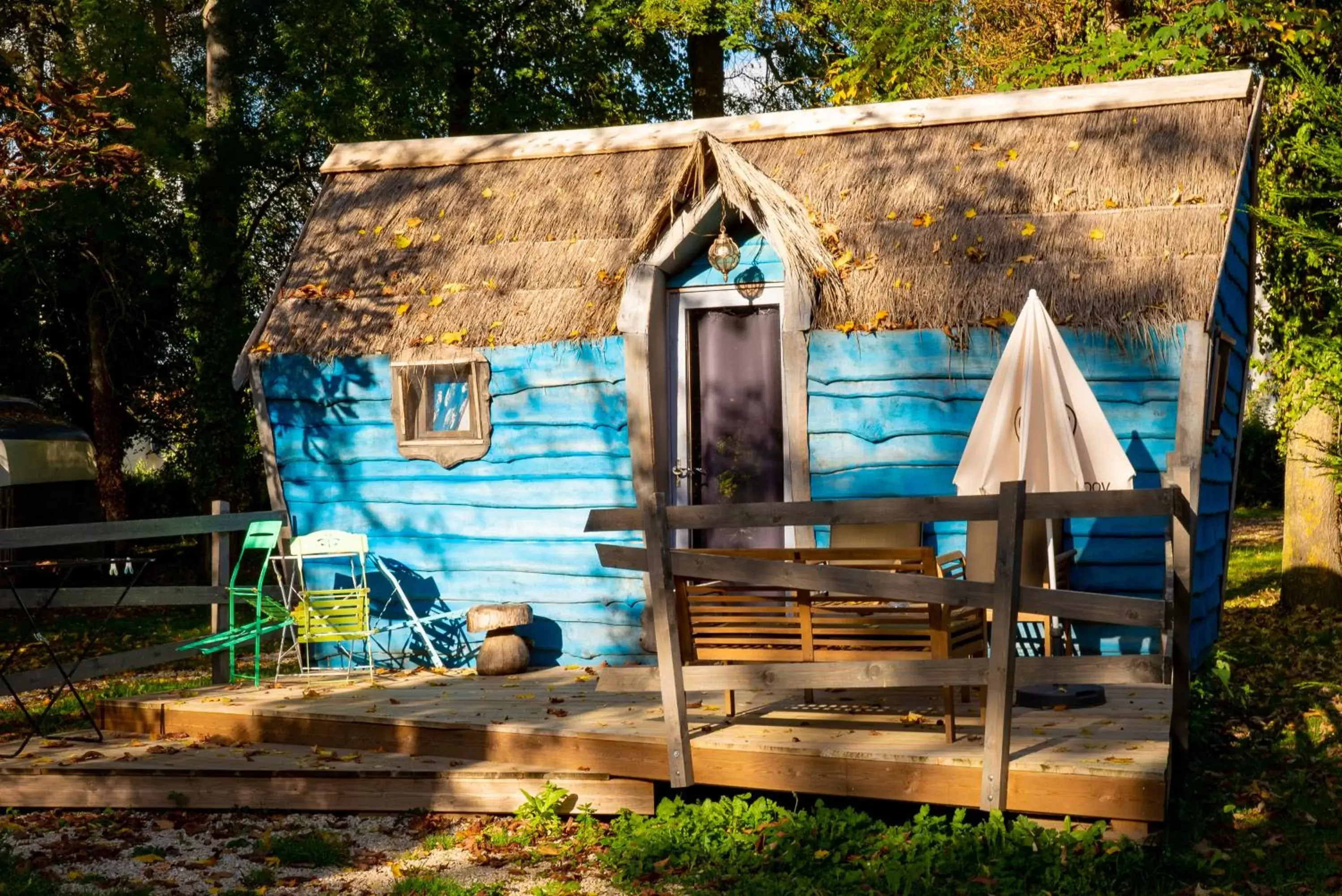 Patio in Le Village de la Champagne - Slowmoov