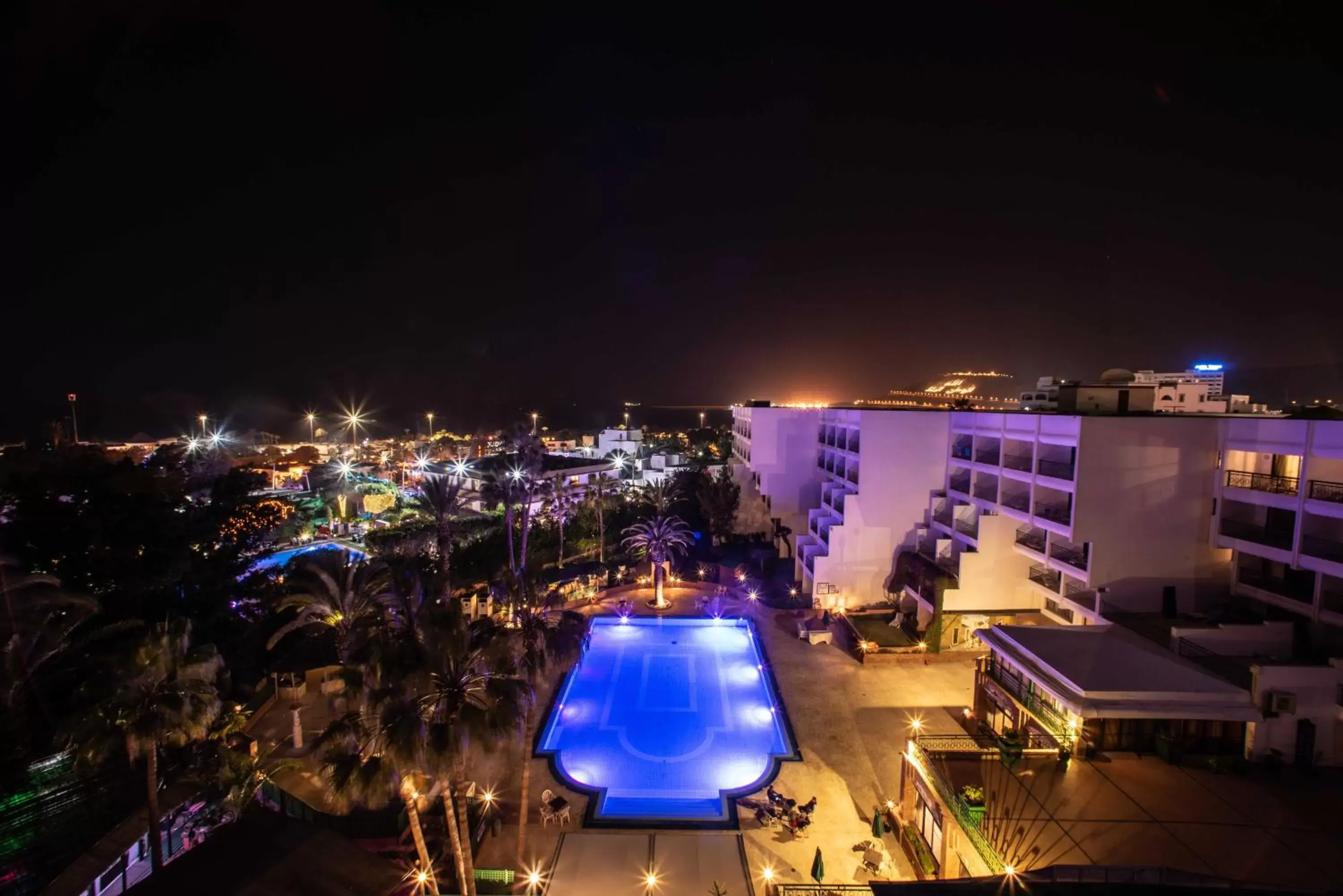 Beach, Pool View in Hotel Argana Agadir
