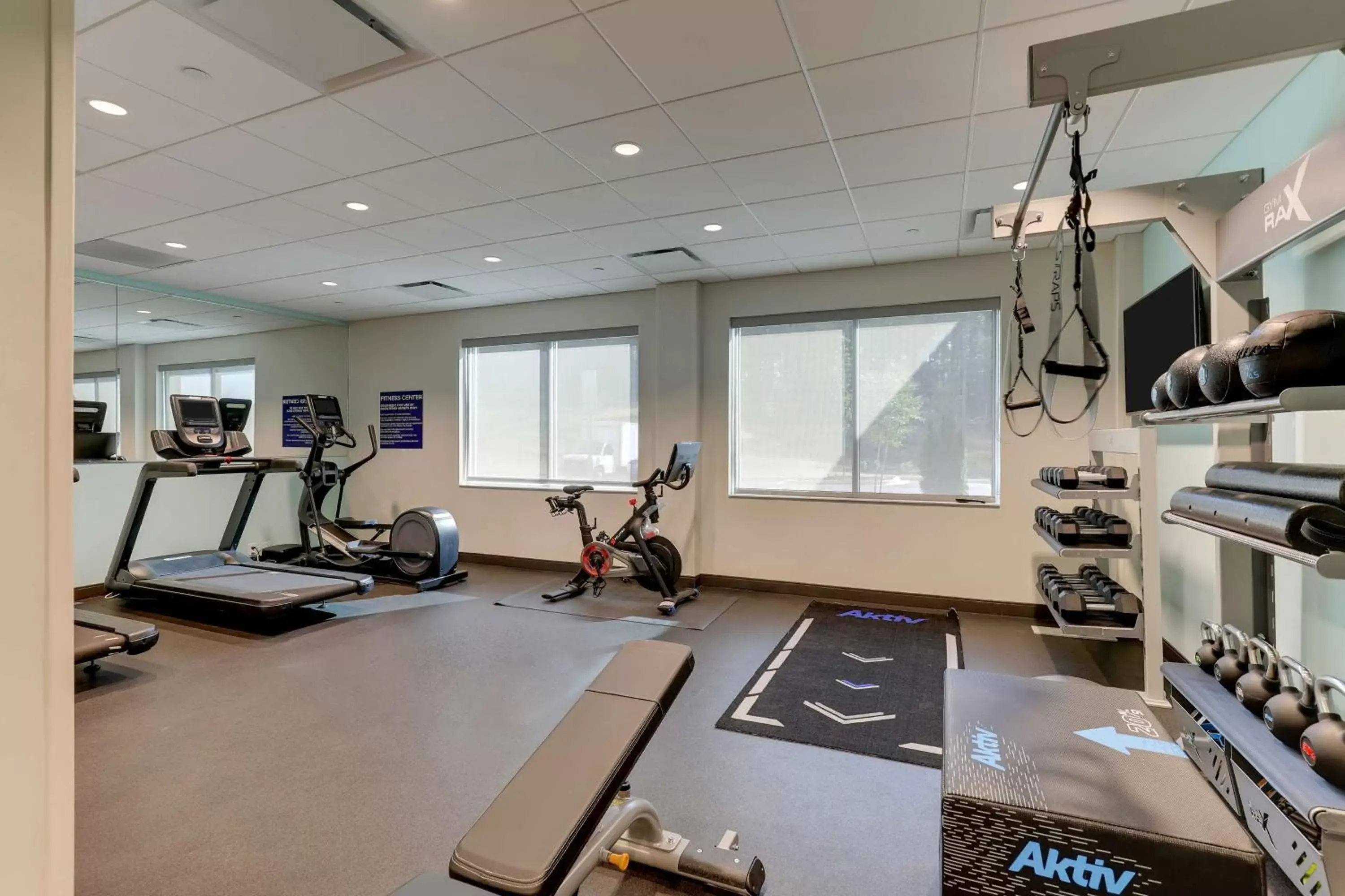 Fitness centre/facilities, Fitness Center/Facilities in Tru By Hilton Raleigh Garner