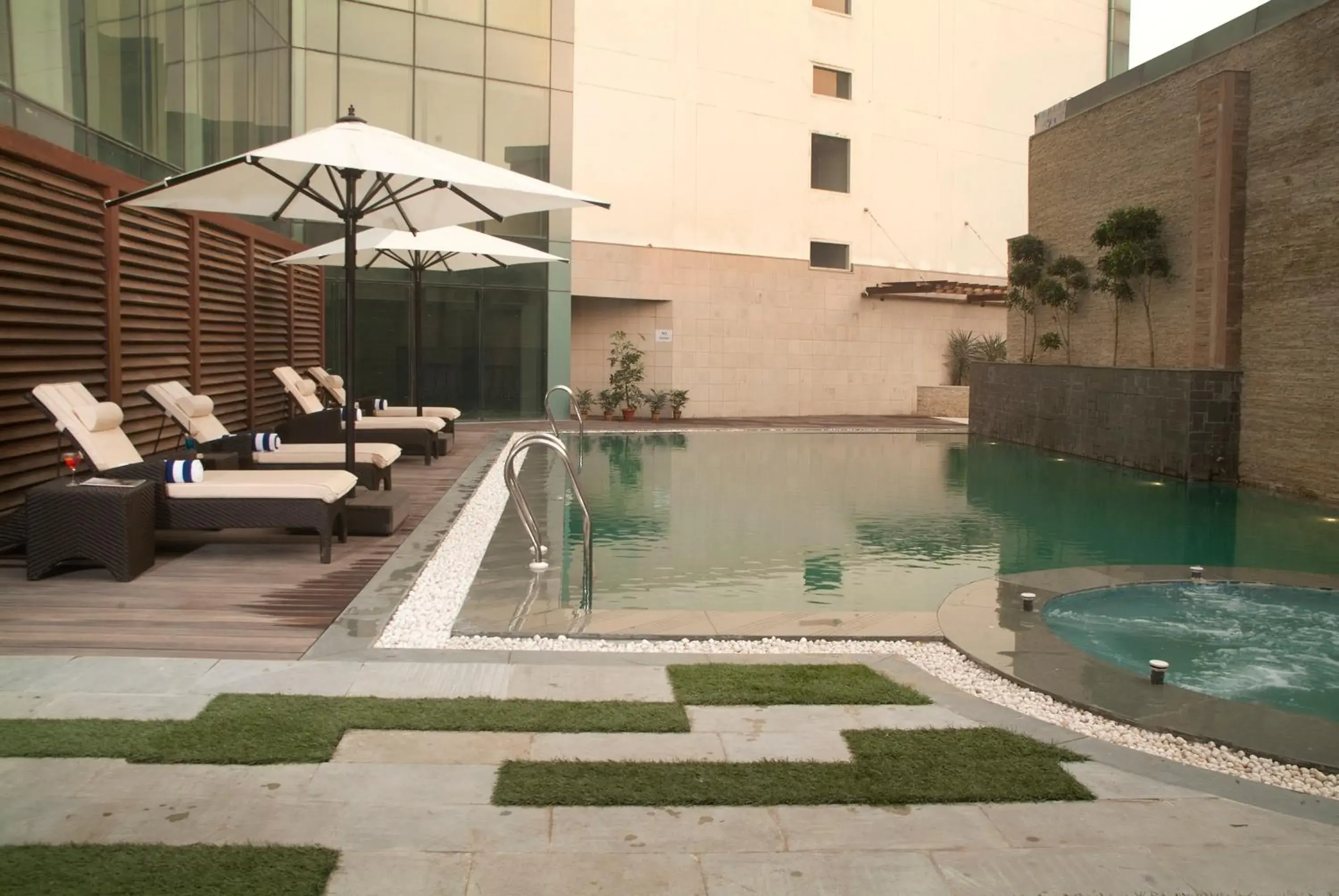 Swimming pool in Savoy Suites Greater Noida Swimming pool in Savoy Suites Greater Noida