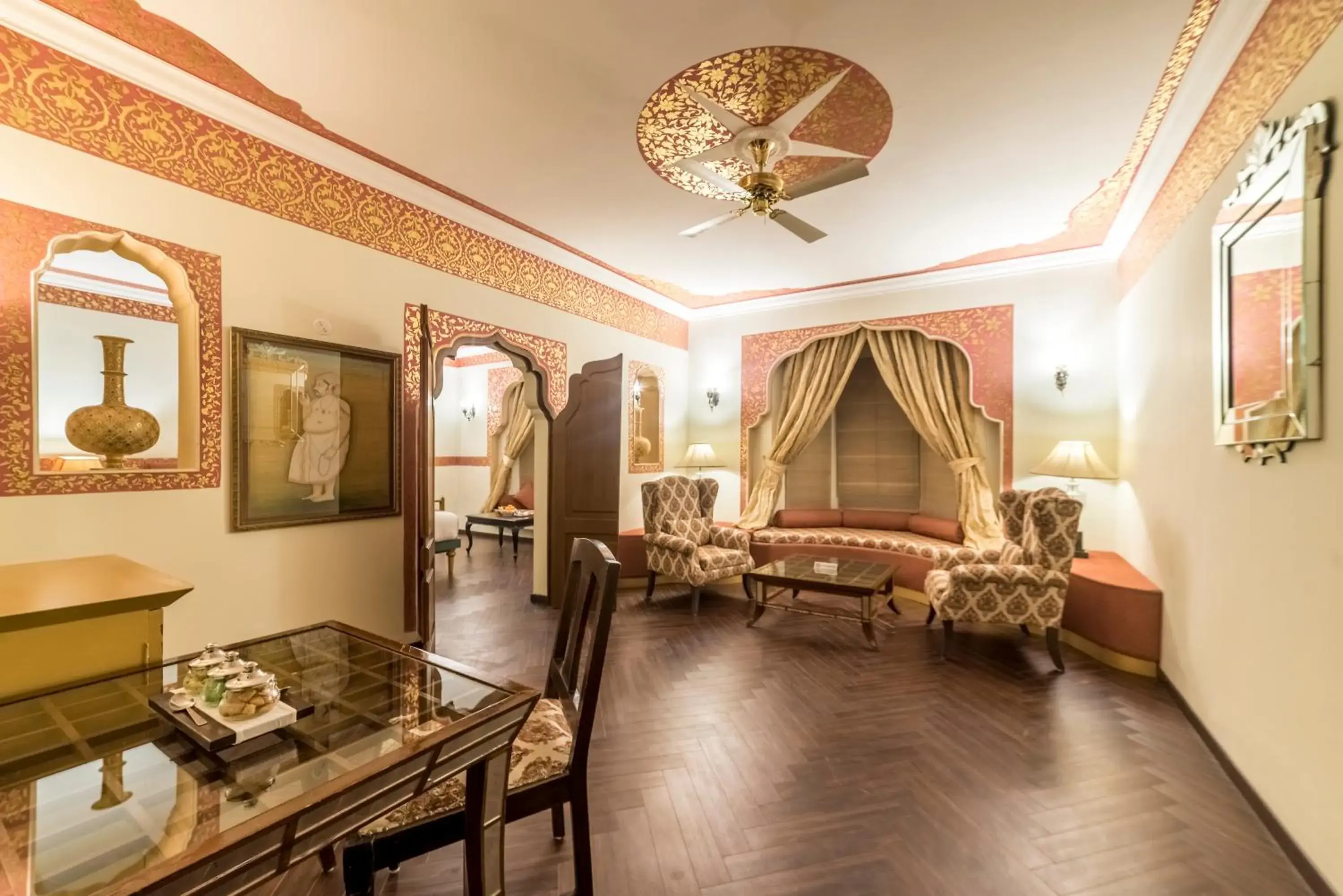 Living room in Fort Rajwada