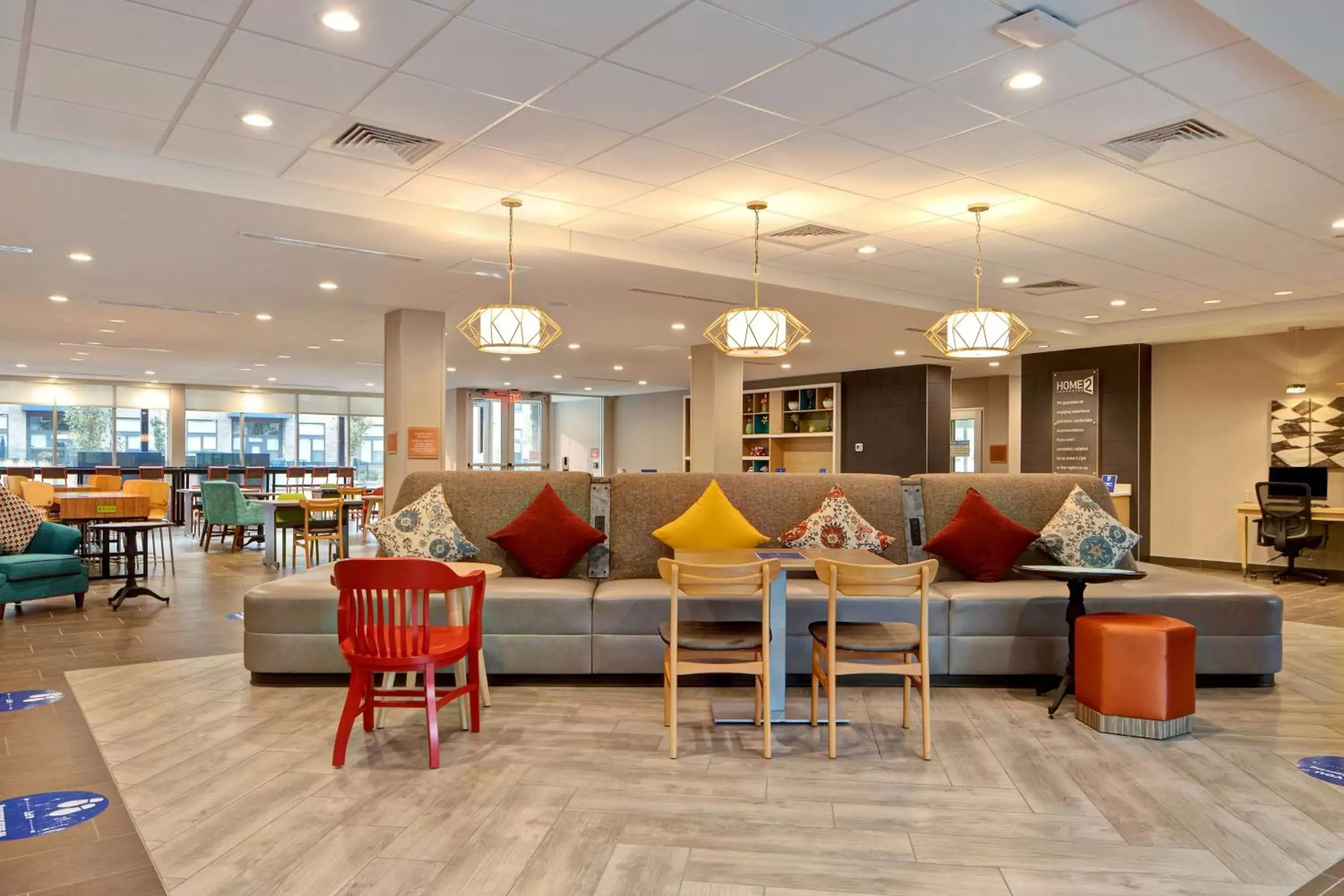 Lobby or reception in Home2 Suites By Hilton Carmel Indianapolis
