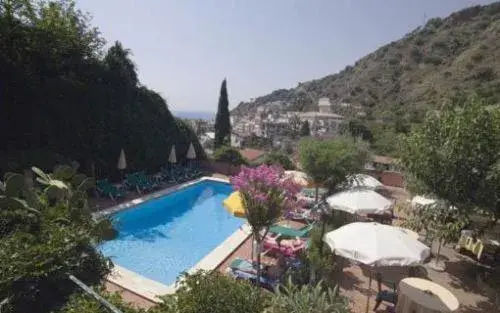 Balcony/Terrace, Pool View in Hotel Villa Sirina