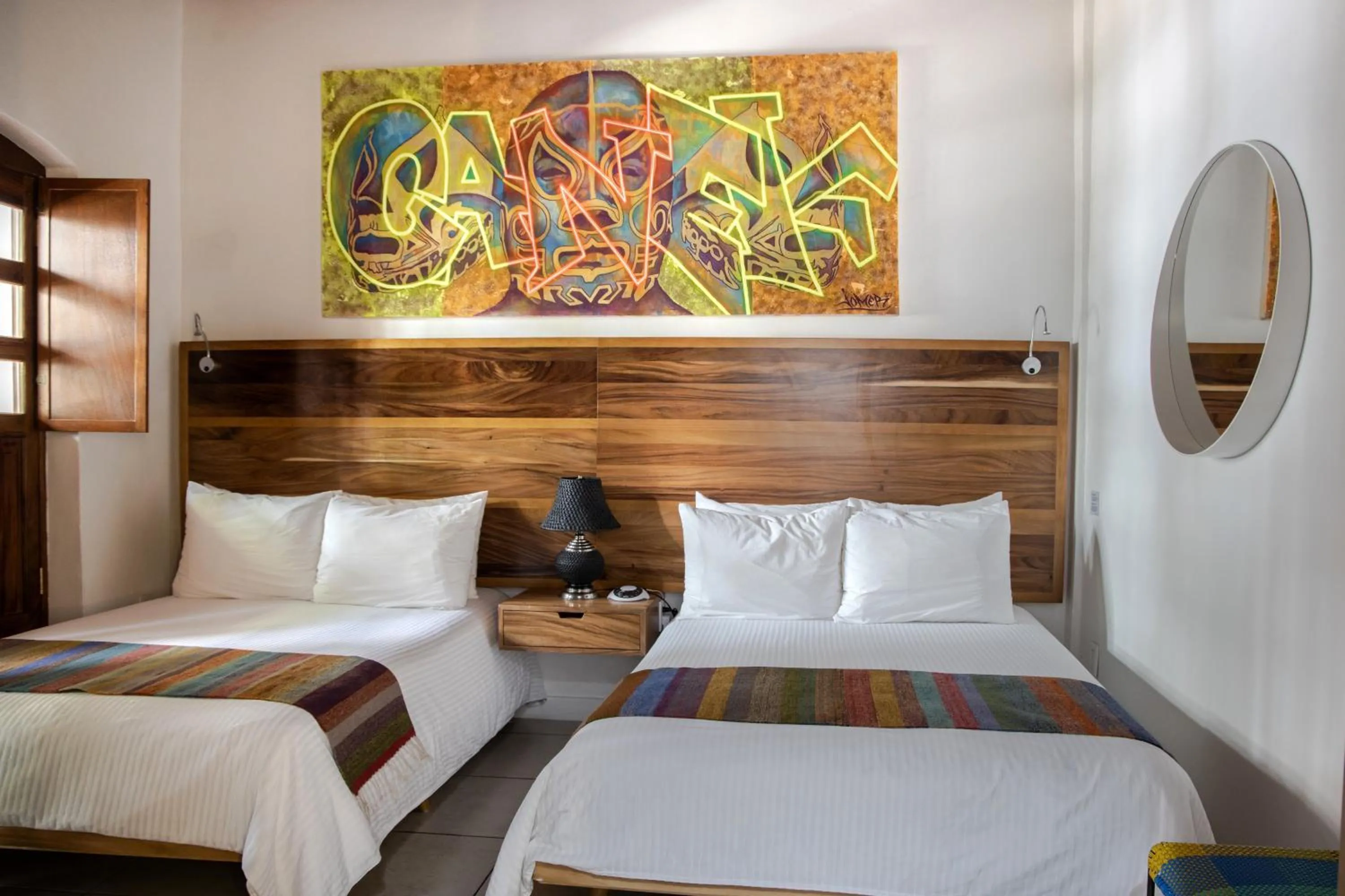 Bedroom, Bed in NaNa Vida Hotel Oaxaca