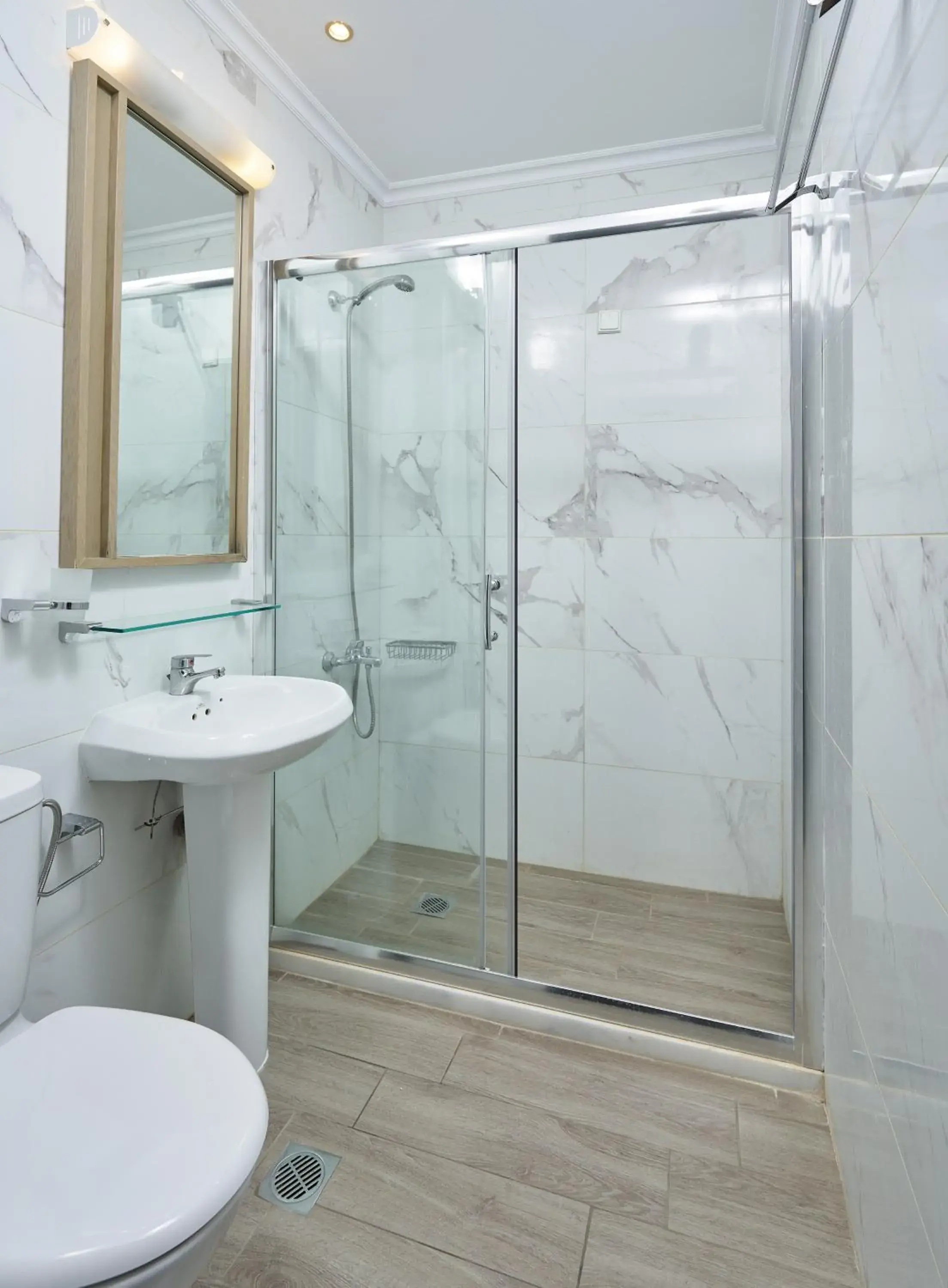 Shower, Bathroom in Mediterranean Resort