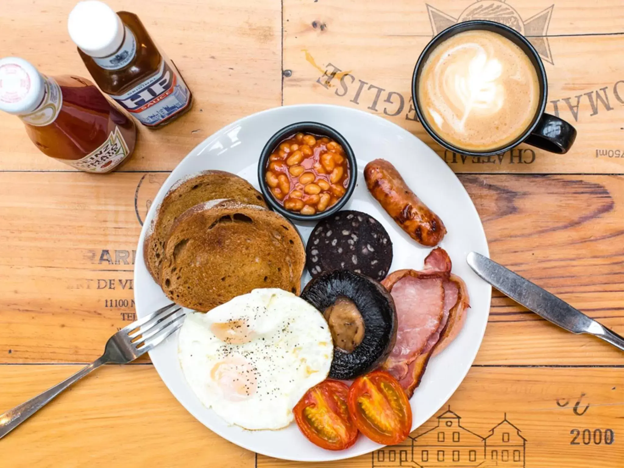 English/Irish breakfast in Bear and Ragged Staff