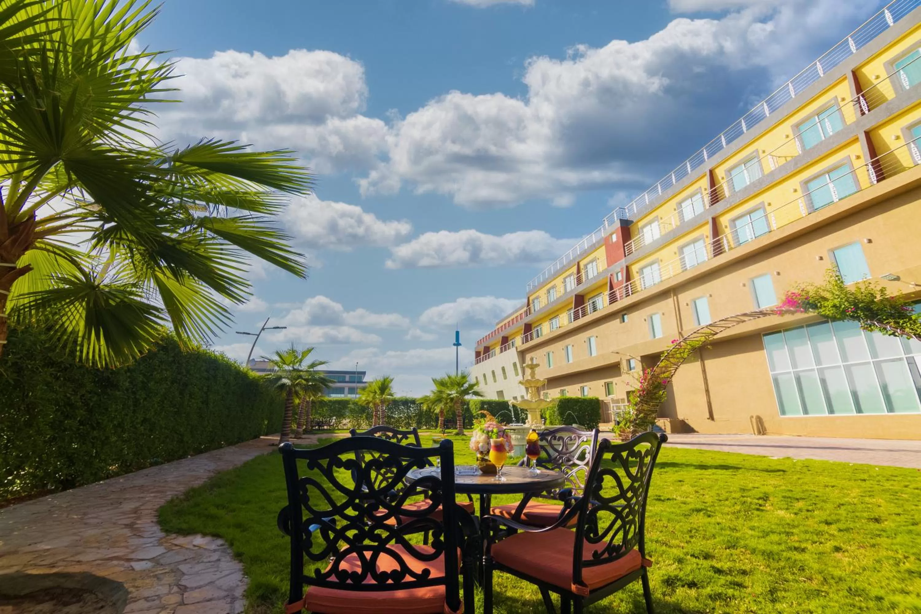 Garden in Golden Ship Hotel