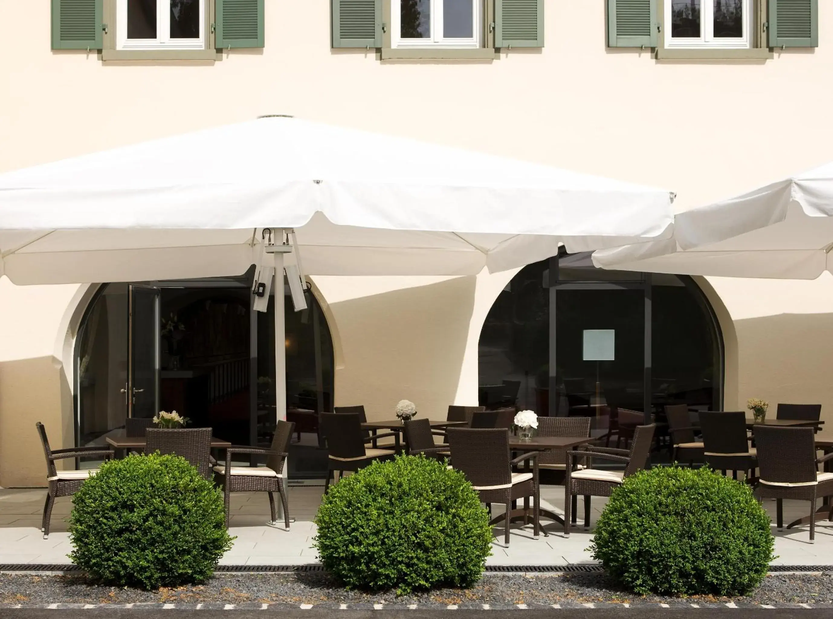 Patio in Steigenberger Inselhotel