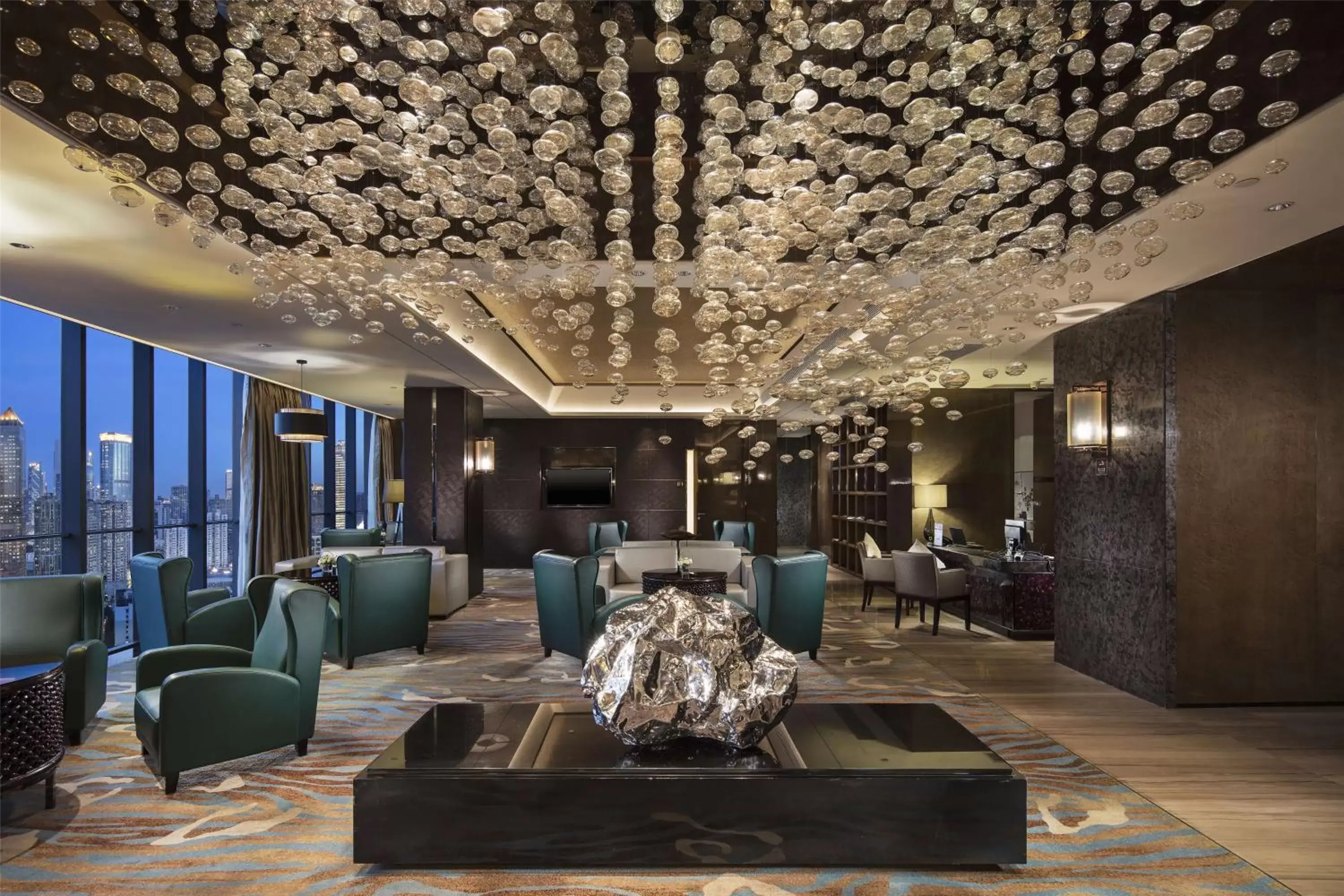 Property building in Hilton Guangzhou Tianhe Property building in Hilton Guangzhou Tianhe