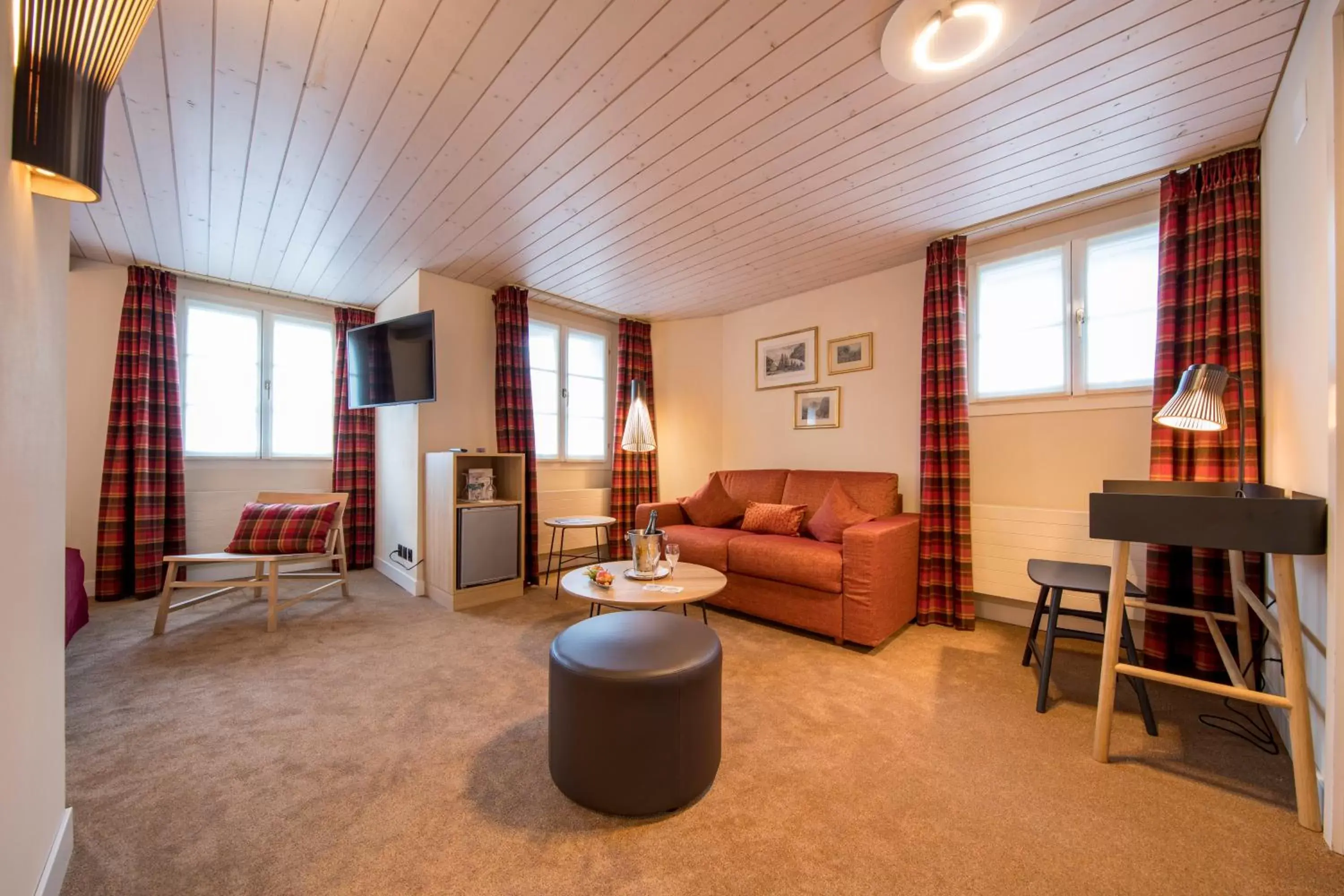 Living room, Seating Area in Hotel Kreuz&Post**** Grindelwald