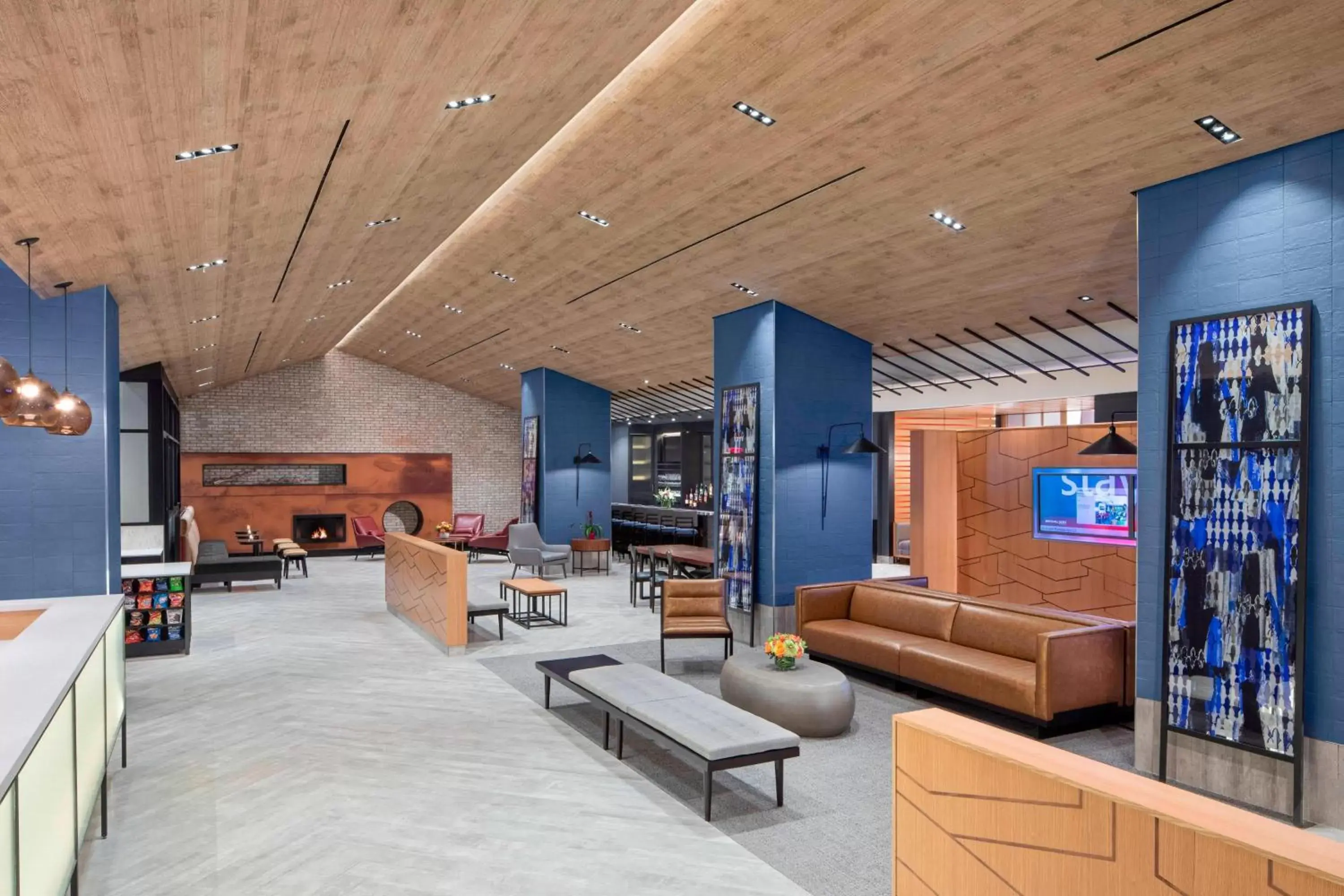 Lobby or reception, Seating Area in SpringHill Suites by Marriott New York Manhattan/Times Square South