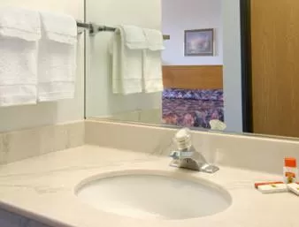 2 Queen Beds, Courtyard View, Studio Family Suite, Non-Smoking in Super 8 by Wyndham St. Ignace