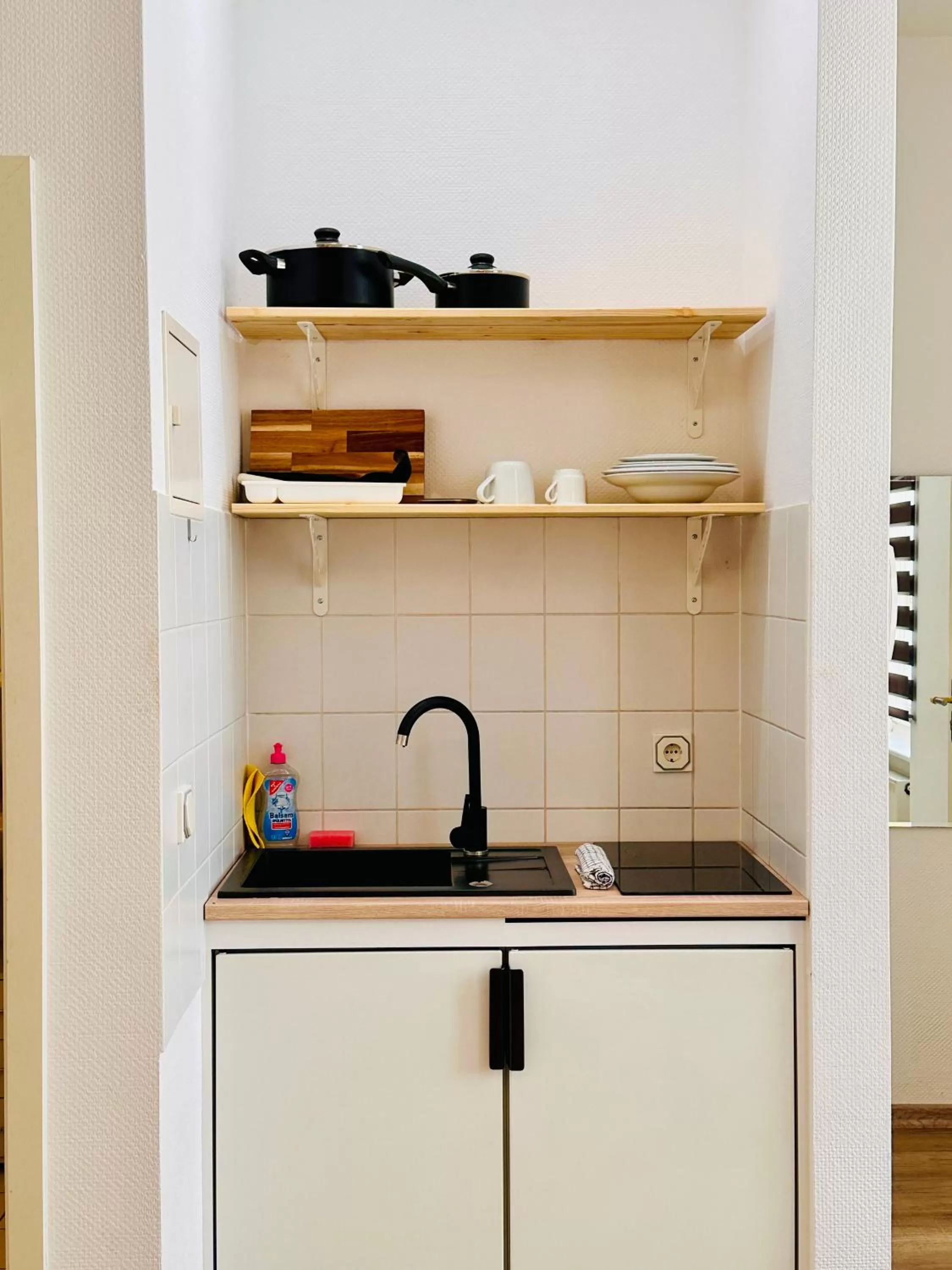 Kitchen/Kitchenette in Saale, Marktplatz Zentrum, Apartmenthaus am Dom von Plant Room