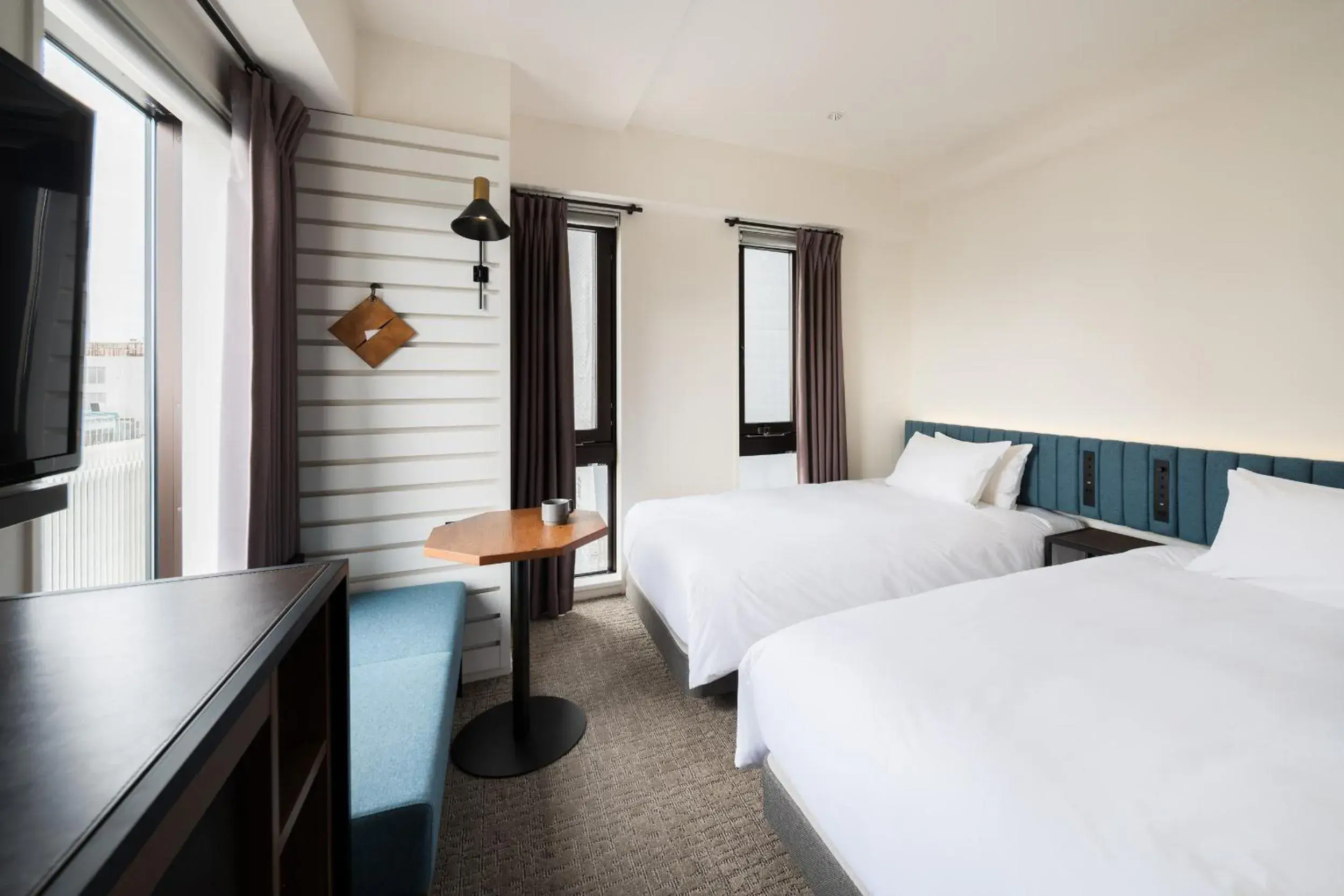 Photo of the whole room, Bed in Nest Hotel Hiroshima Hatchobori Photo of the whole room, Bed in Nest Hotel Hiroshima Hatchobori