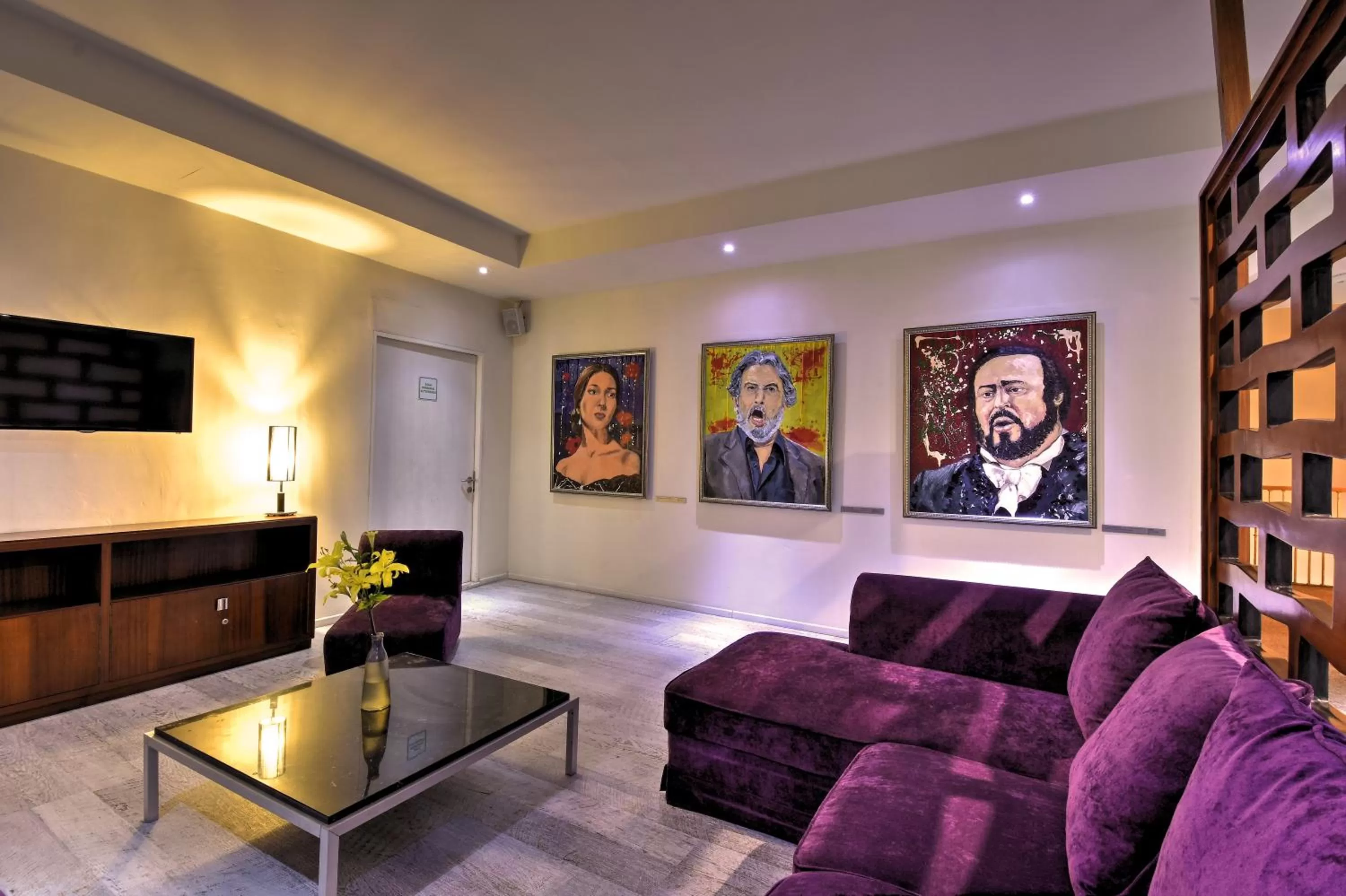 Living room in Hotel Andante