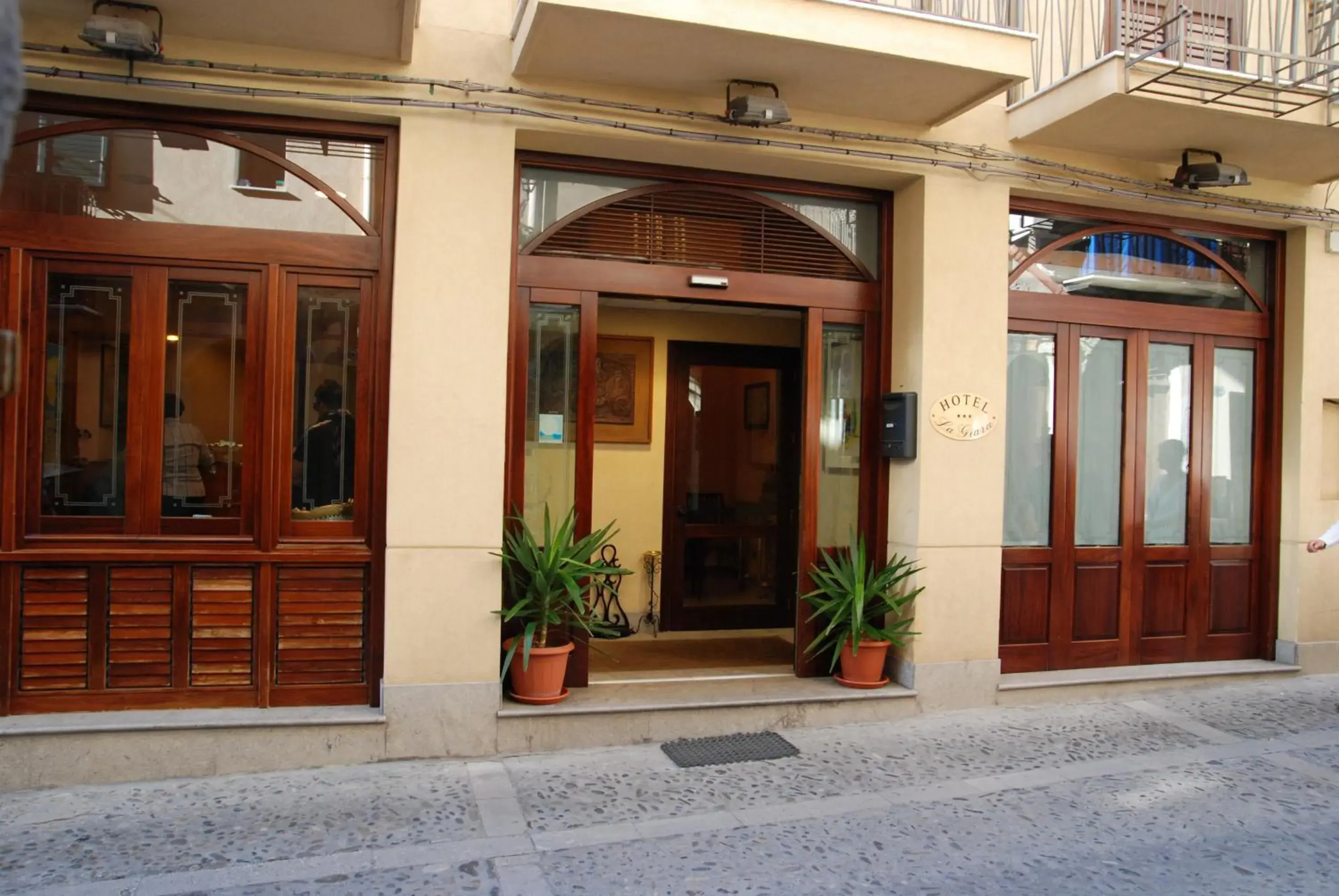 Facade/entrance in Hotel La Giara