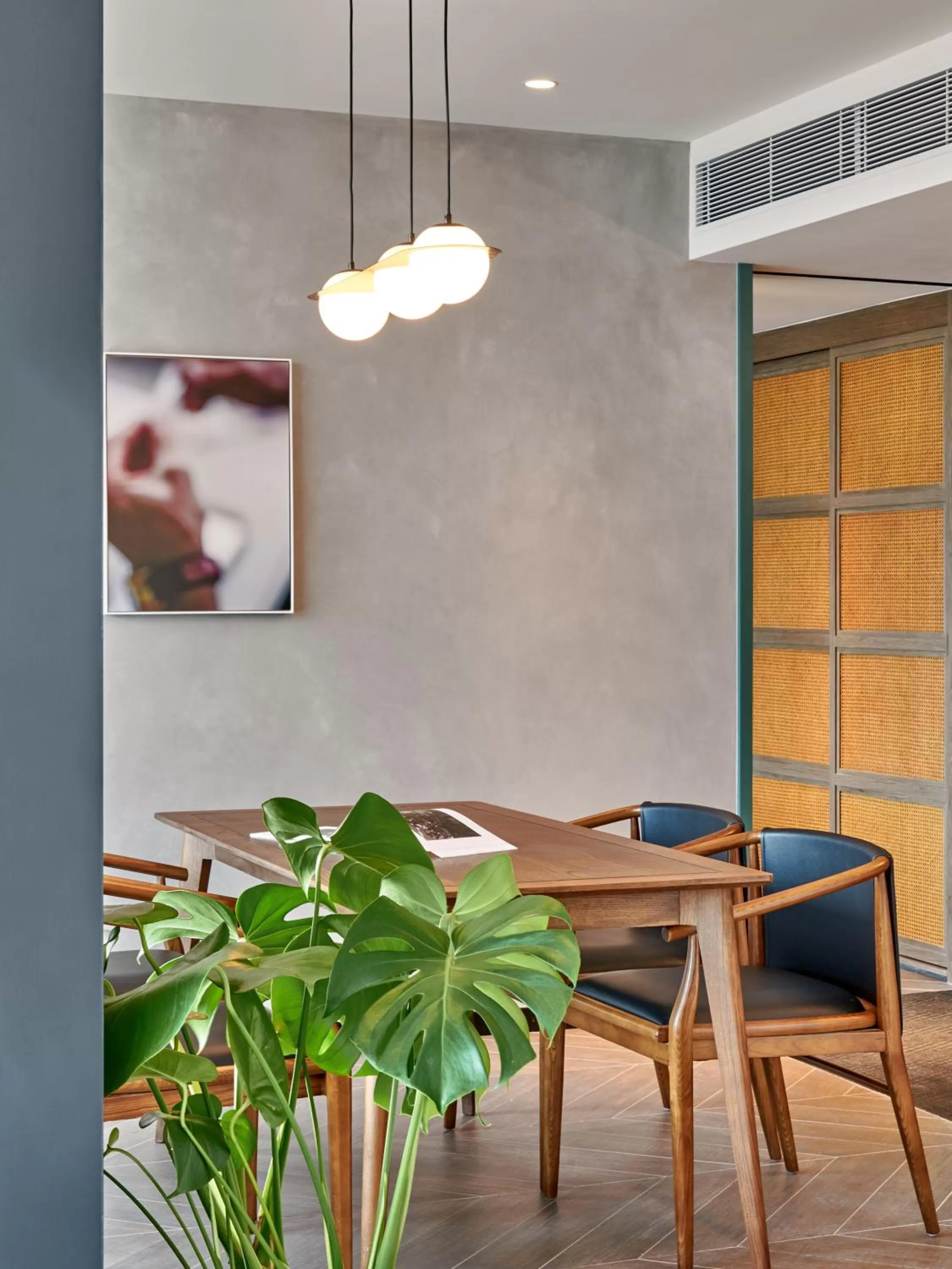 Seating area in the Arca