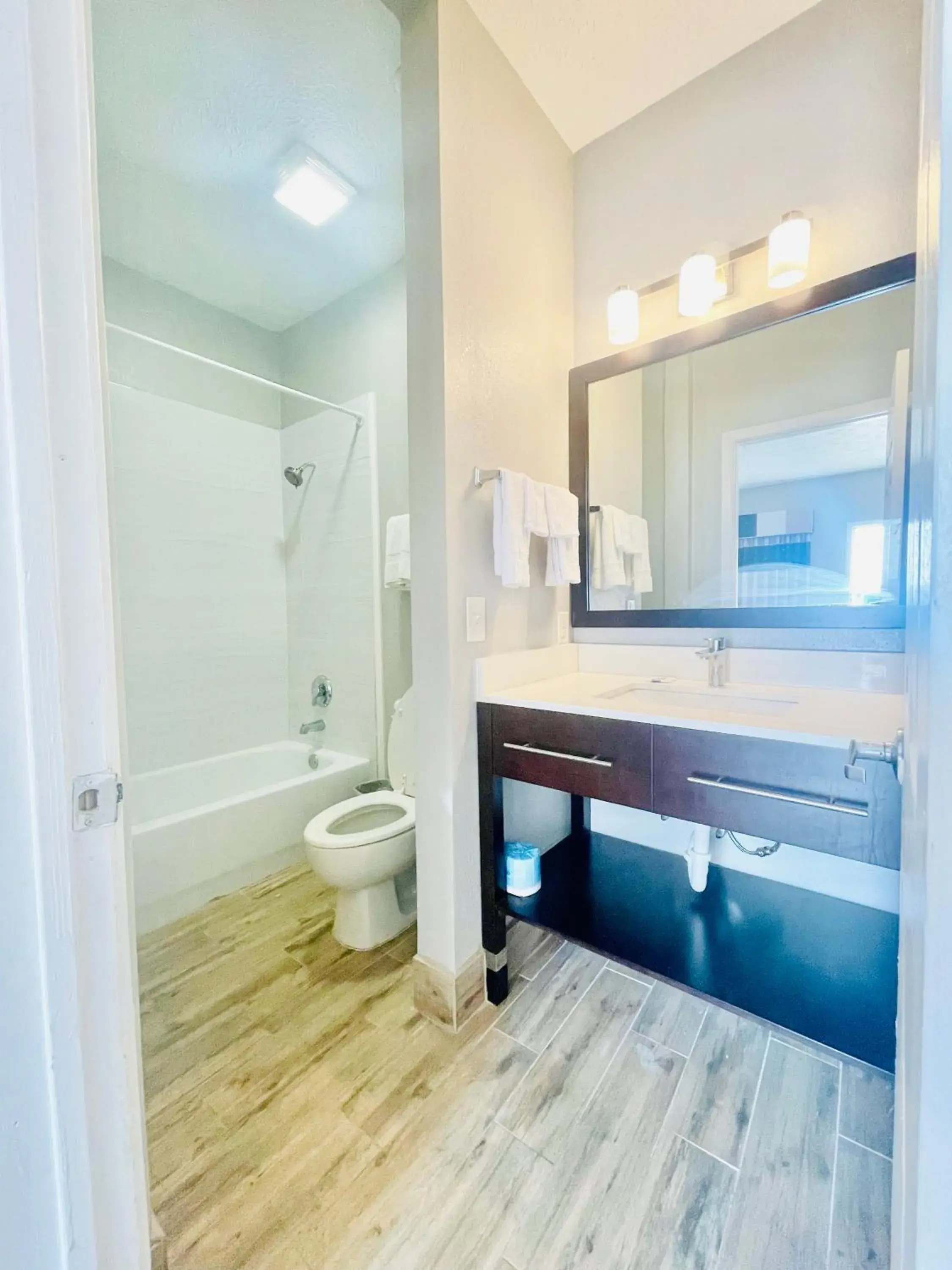 Bathroom in Americas Best Value Inn Arlington