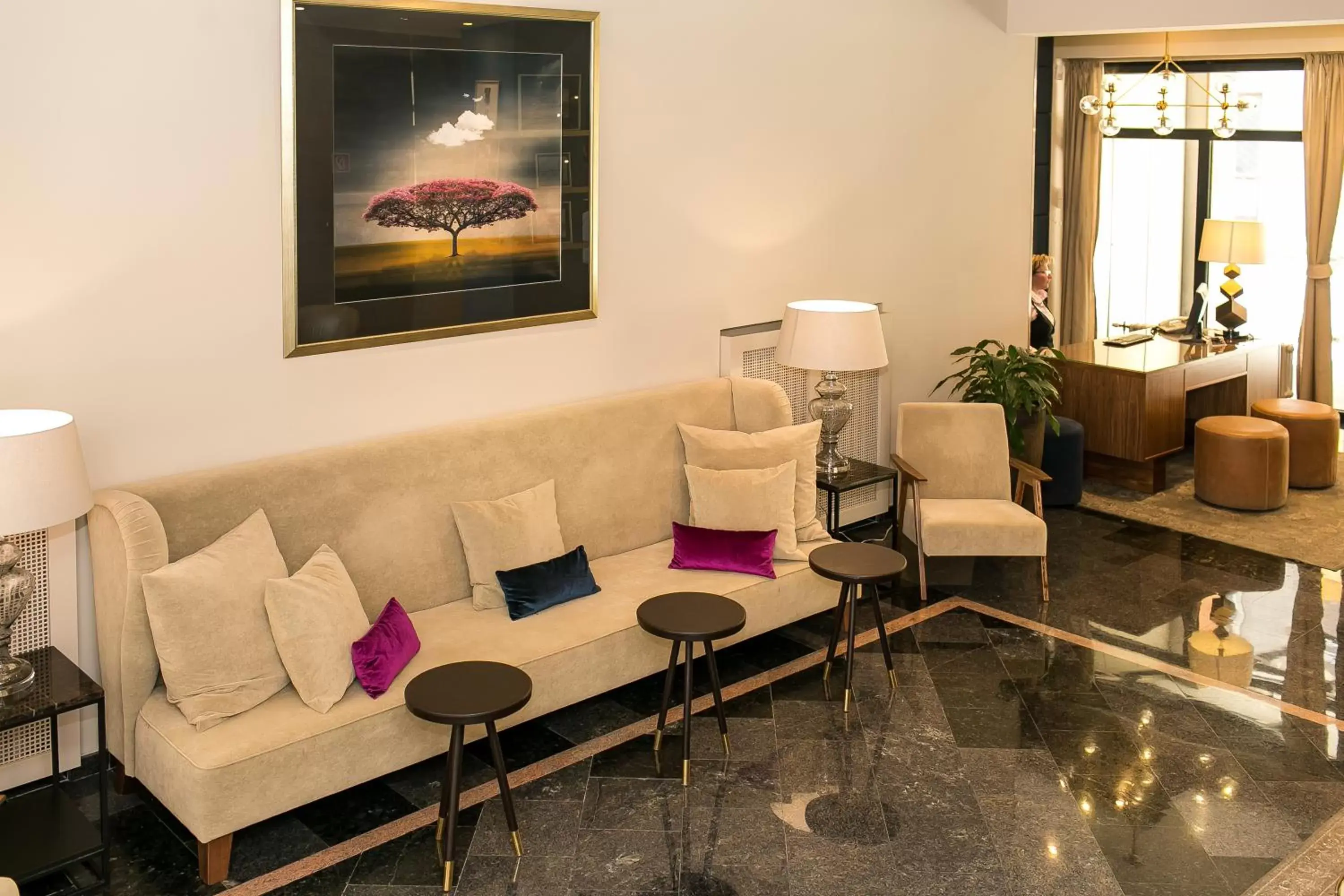 Lobby or reception in Ambra Hotel Lobby or reception in Ambra Hotel