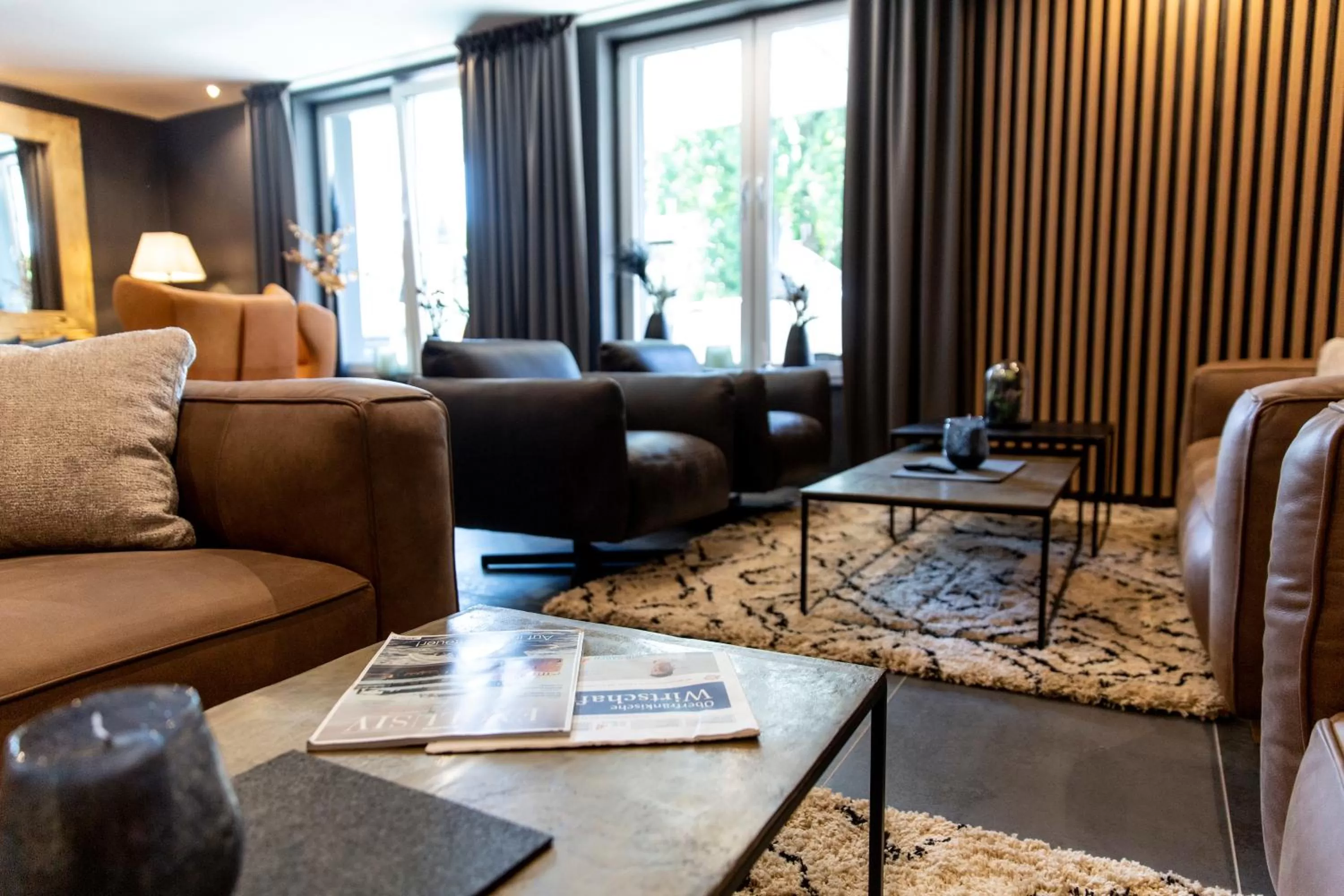 Lobby or reception in Stadthotel Lichtenfels