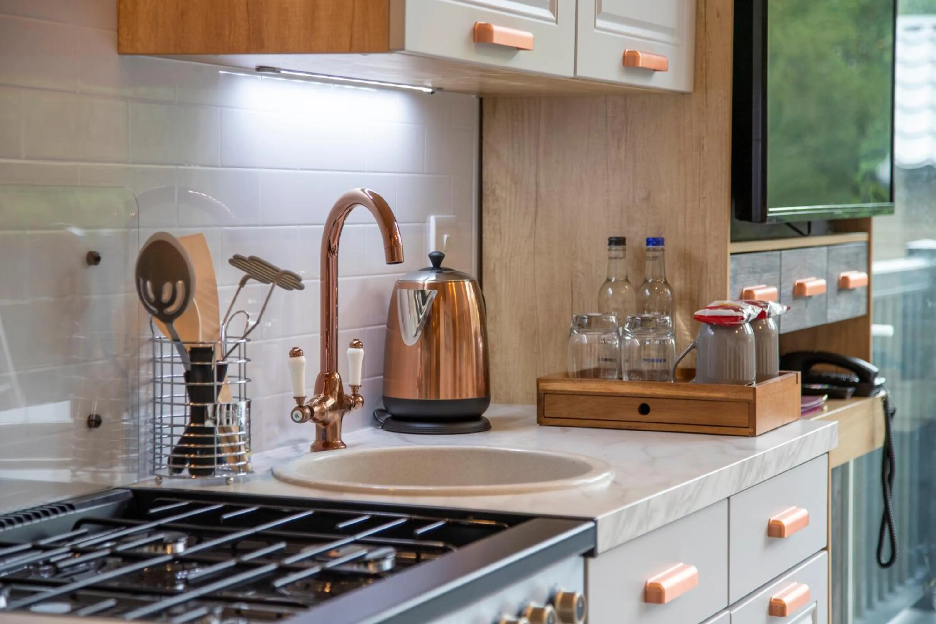 Coffee/tea facilities in Aberdunant Hall