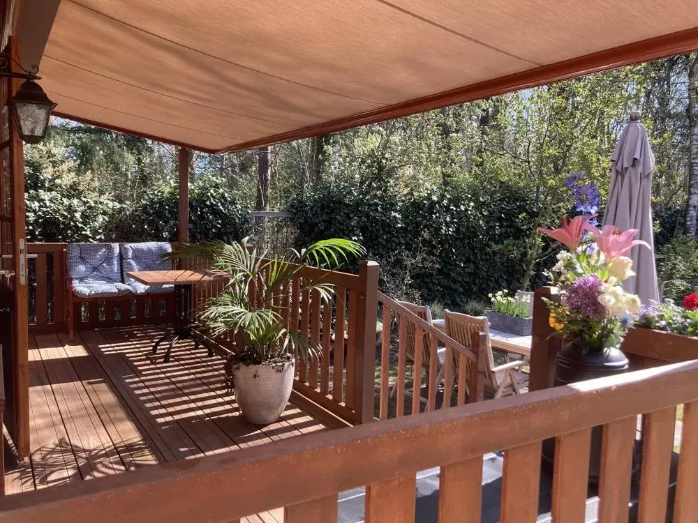 Patio, Balcony/Terrace in B&B Porcini