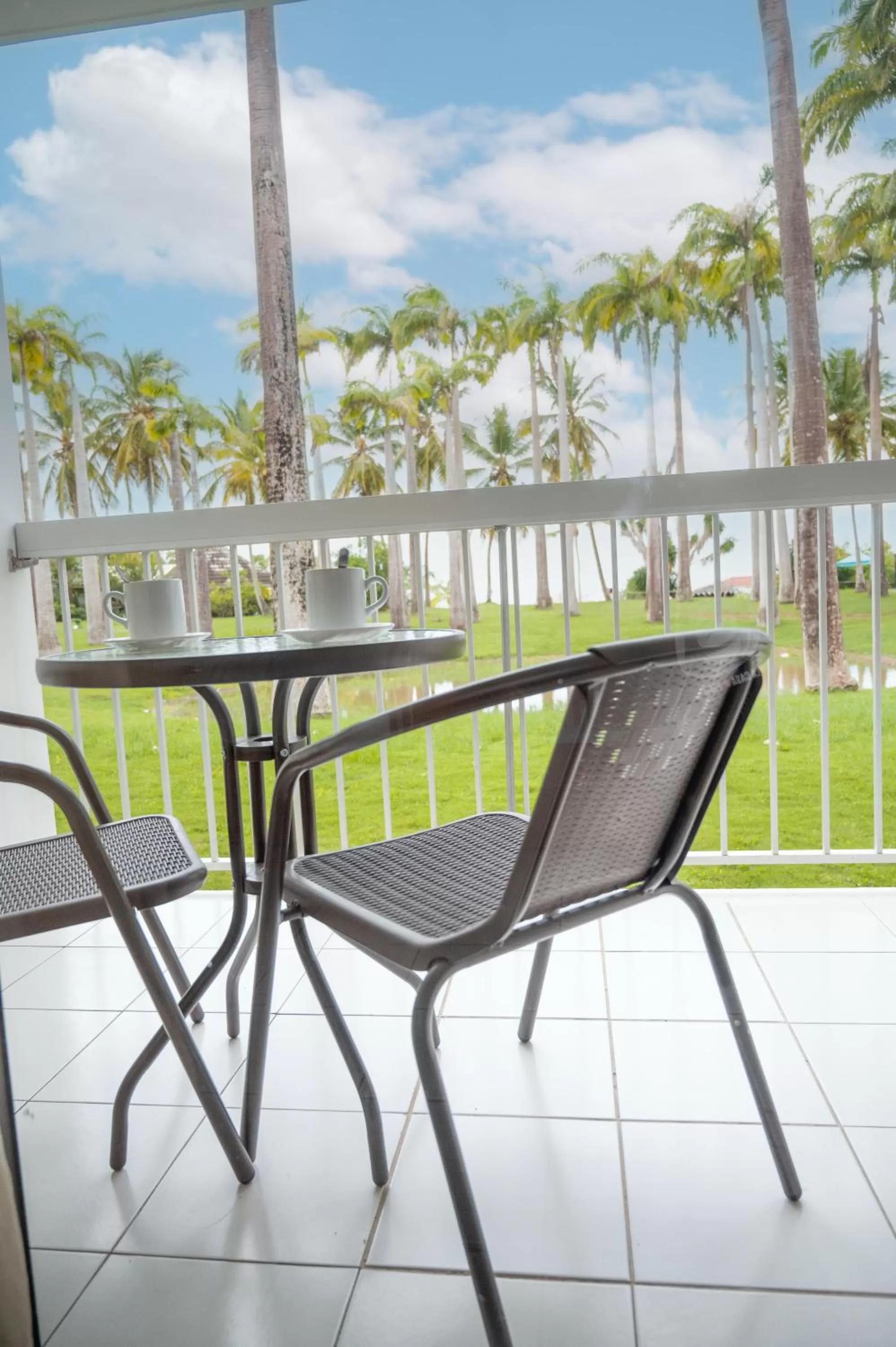 Garden in Hotel Bakoua Martinique