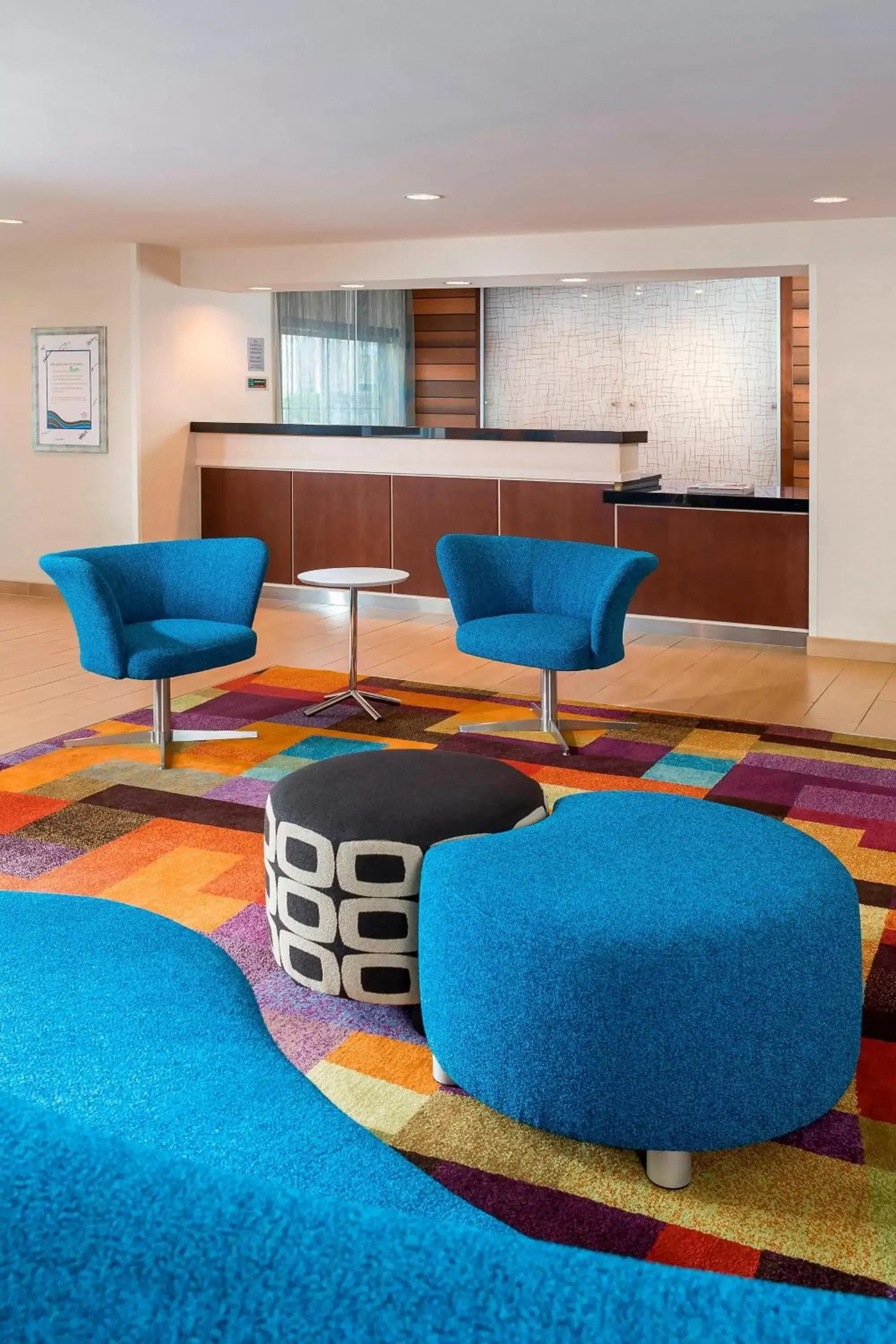 Lobby or reception, Seating Area in Fairfield Inn & Suites Naperville/Aurora