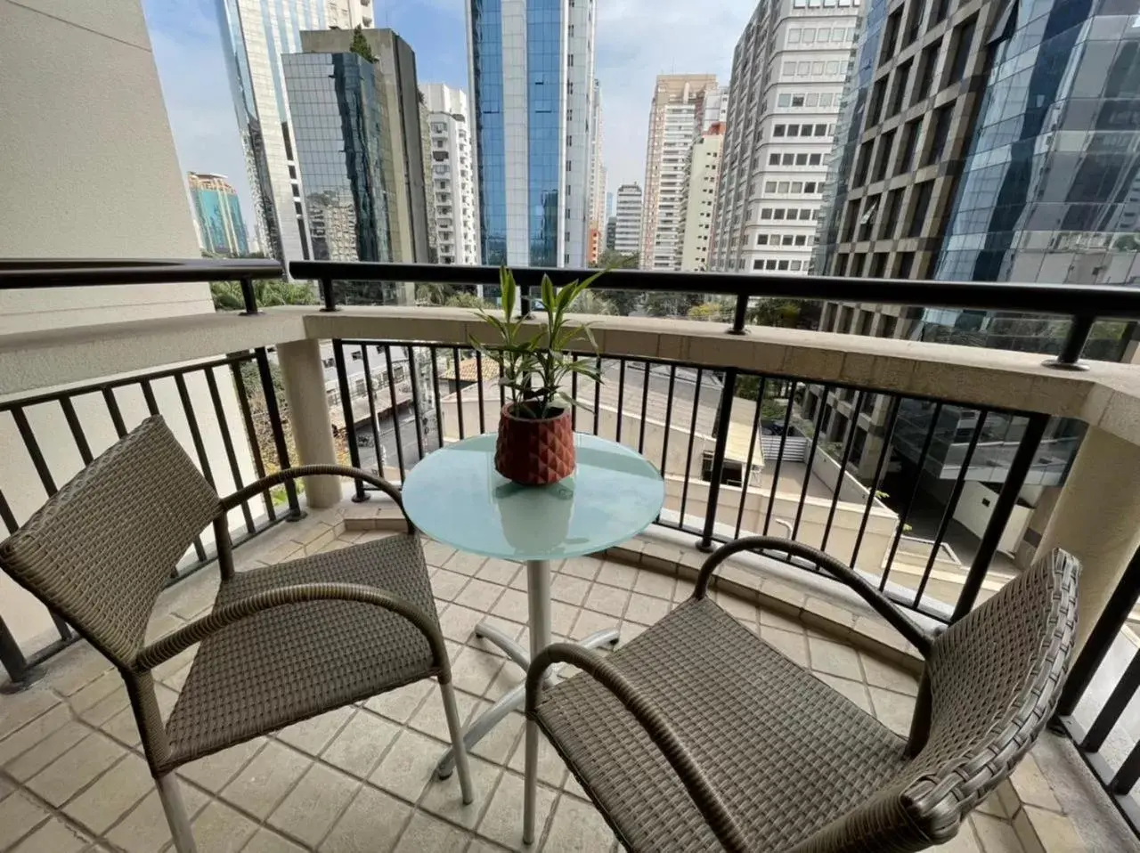 View (from property/room), Balcony/Terrace in Grand Mercure SP Itaim Bibi