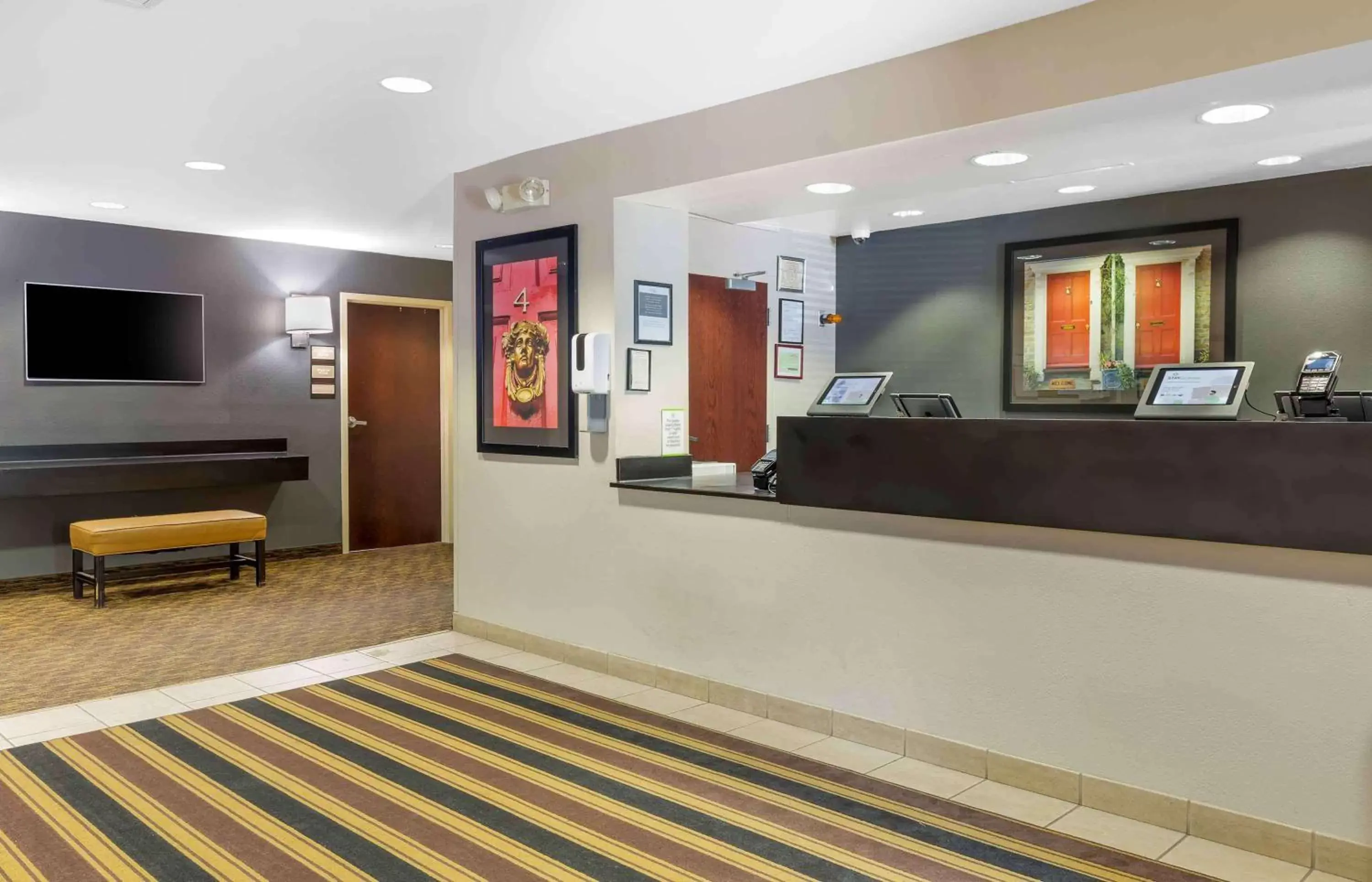 Lobby or reception, Lobby/Reception in Extended Stay America Suites - Foxboro - Norton