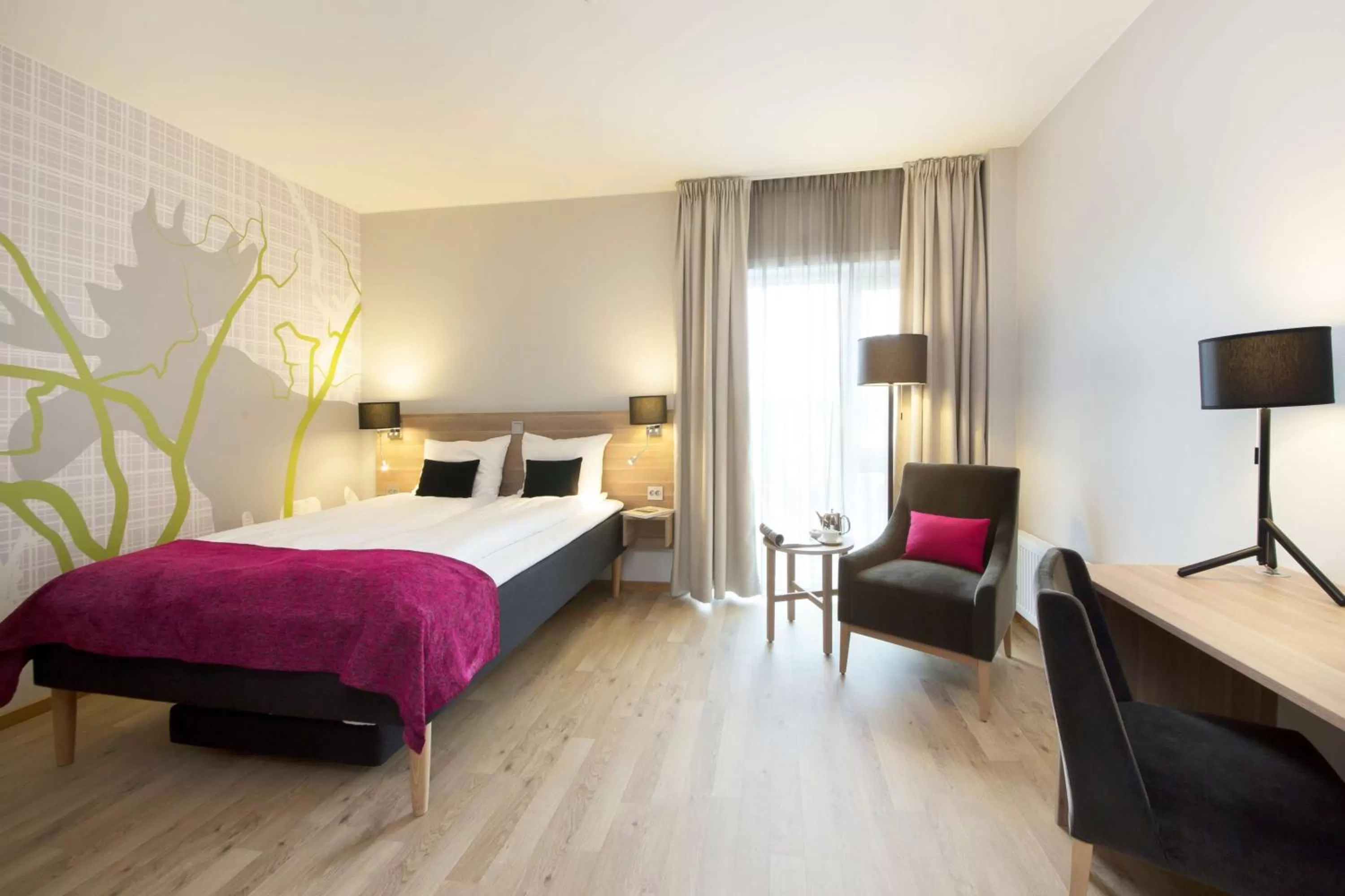 Photo of the whole room, Bed in Thon Partner Elgstua Hotel