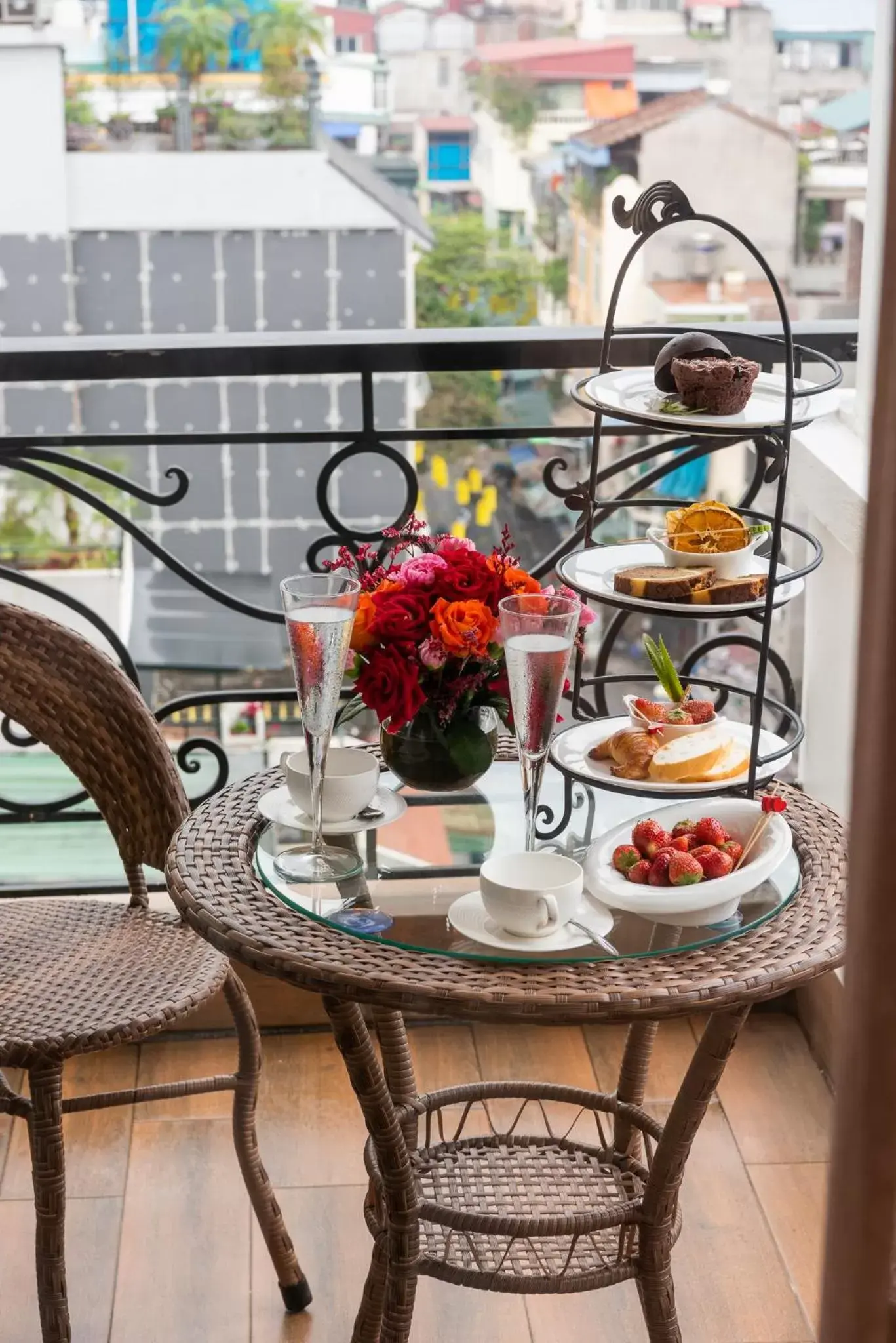 Balcony/Terrace in Hanoi Tirant Hotel