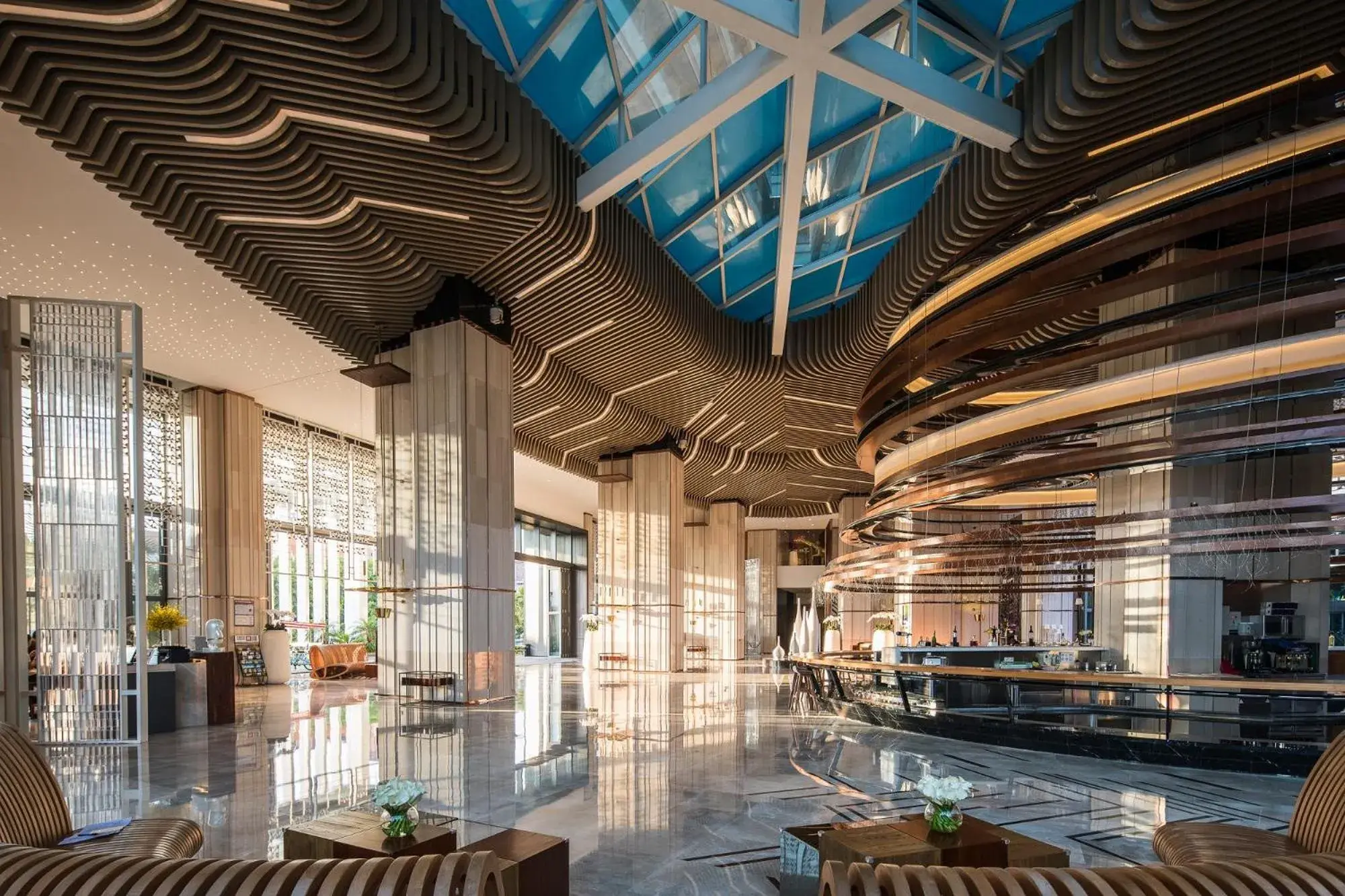 Lobby or reception in Wyndham Sanya Bay