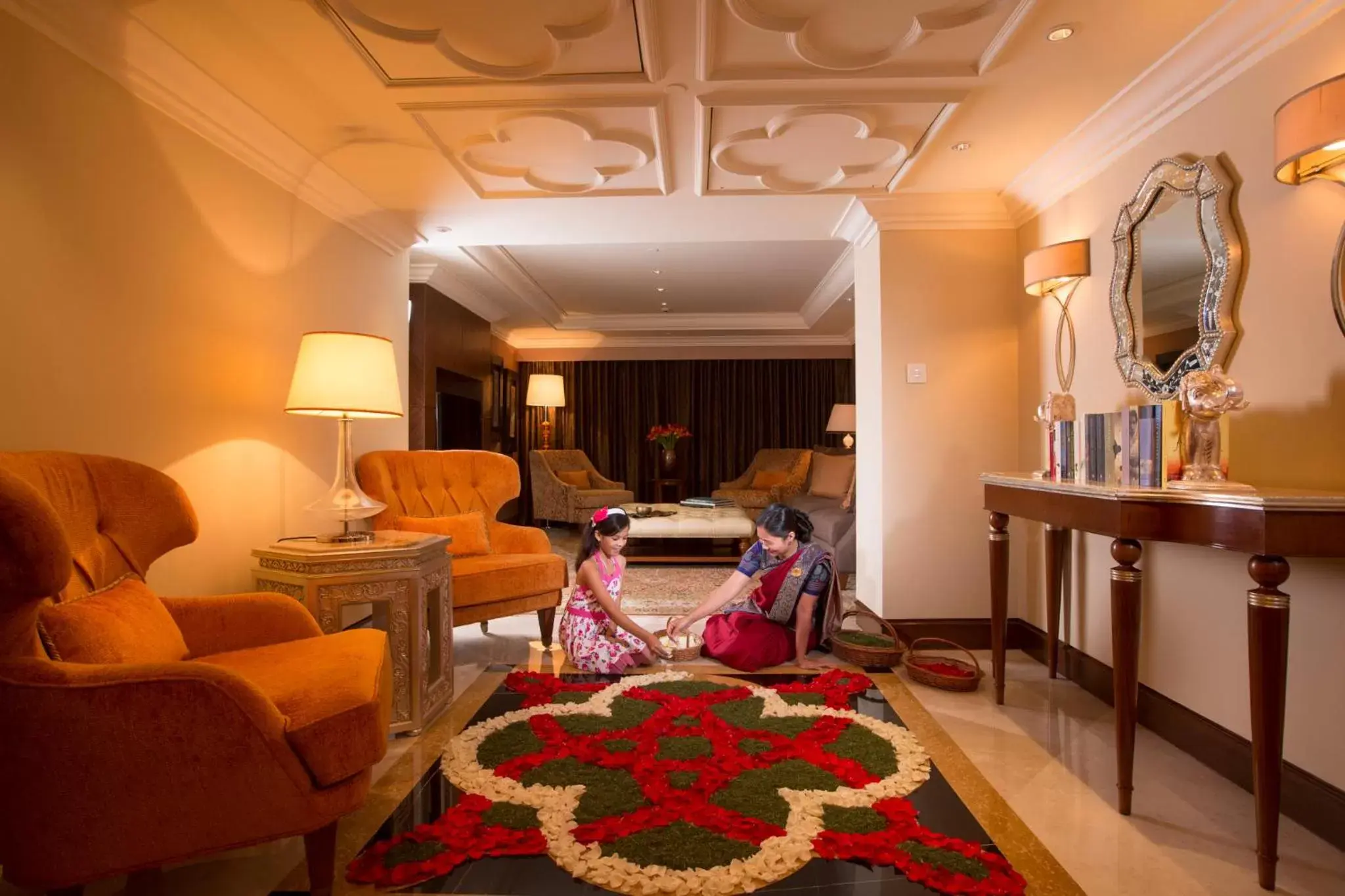 Staff, Seating Area in Taj Palace, New Delhi