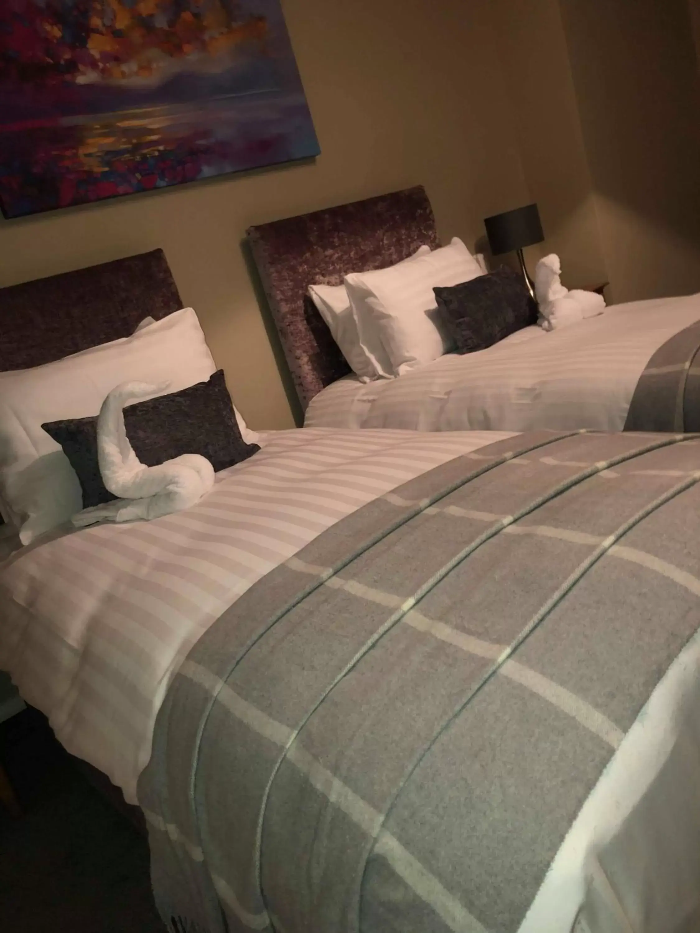 Bed in Tredegar Arms Hotel