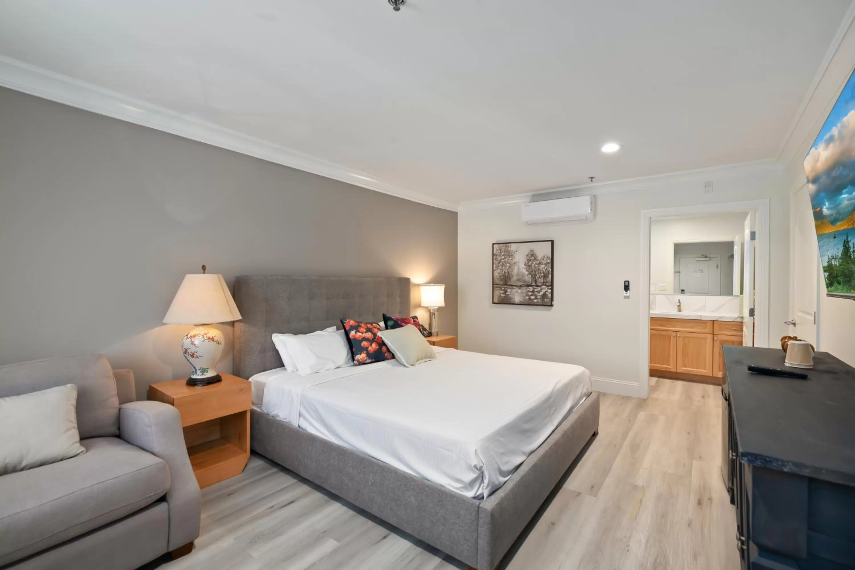 Bed in Hotel Huntington