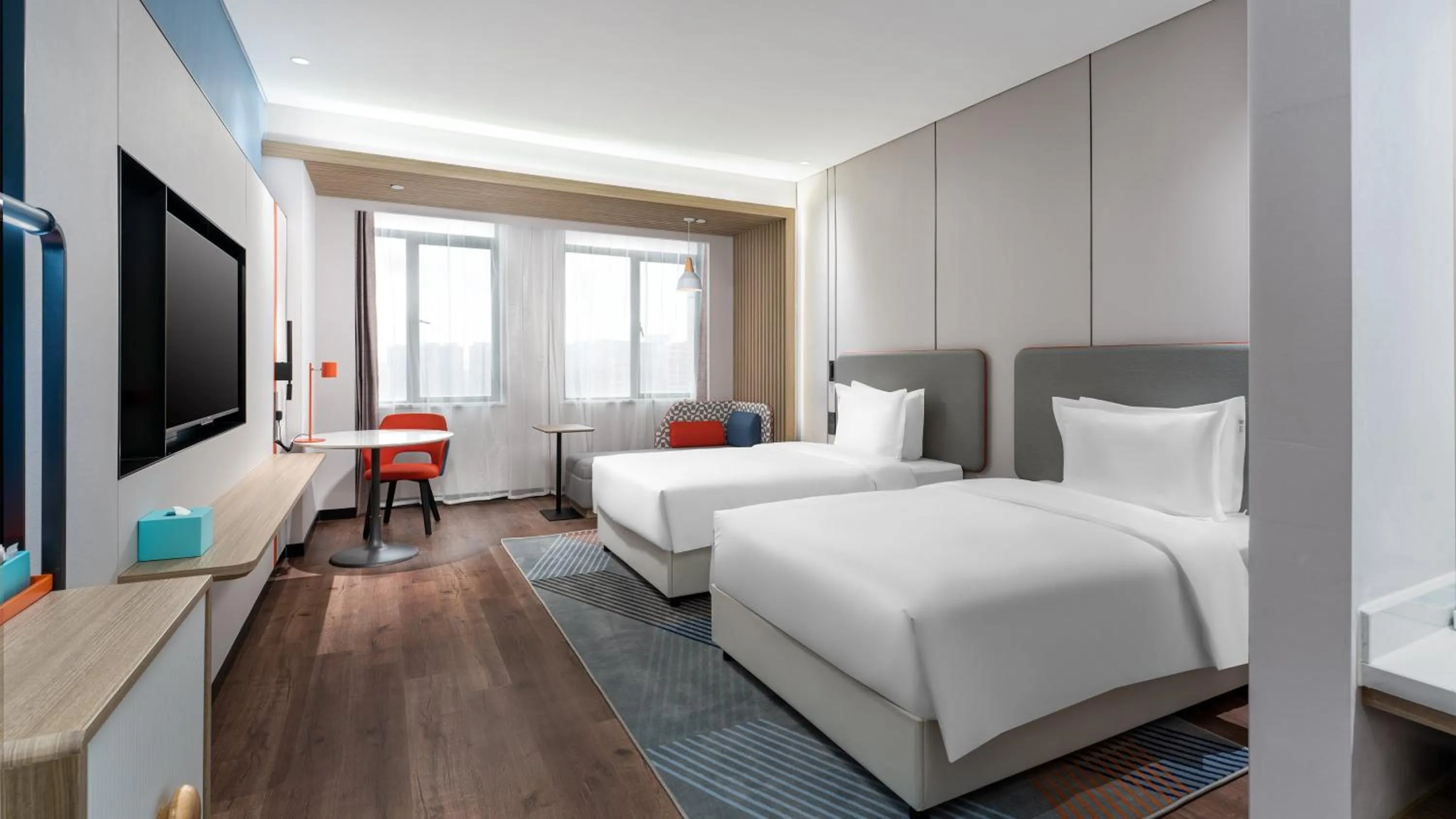 Photo of the whole room in Holiday Inn Express Nanchang Qingshan Lake View, an IHG Hotel