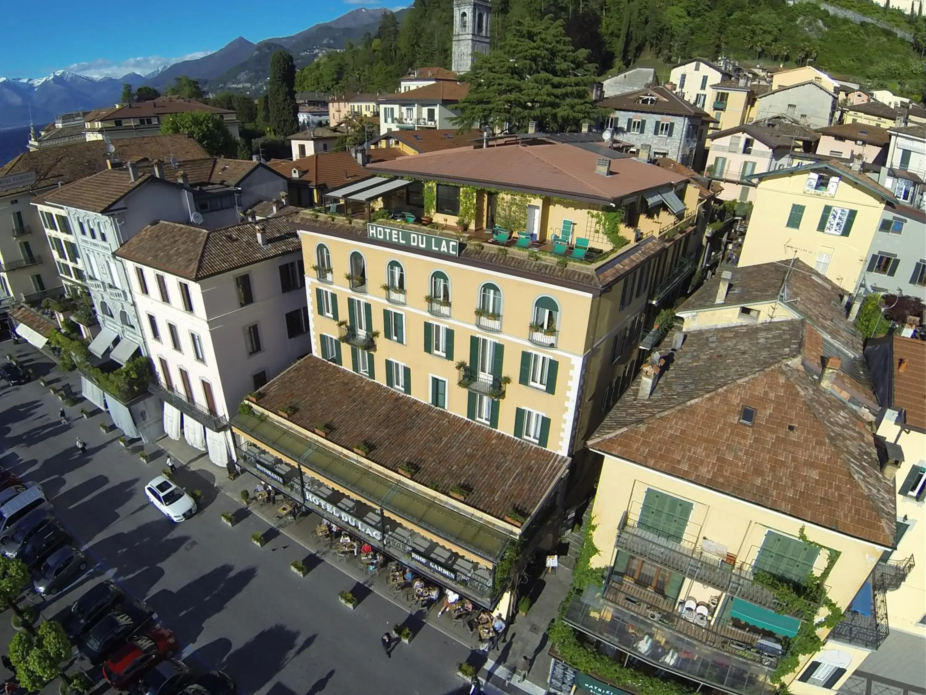 Facade/entrance, Bird's-eye View in Hotel Du Lac