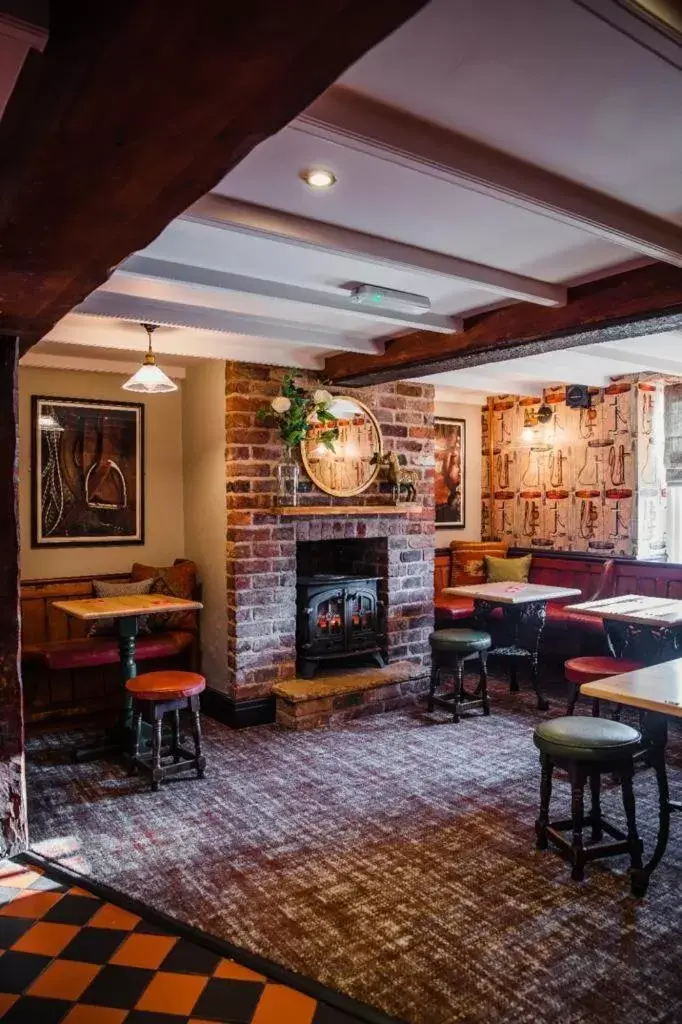 Dining area, Restaurant/Places to Eat in The Black Horse Inn