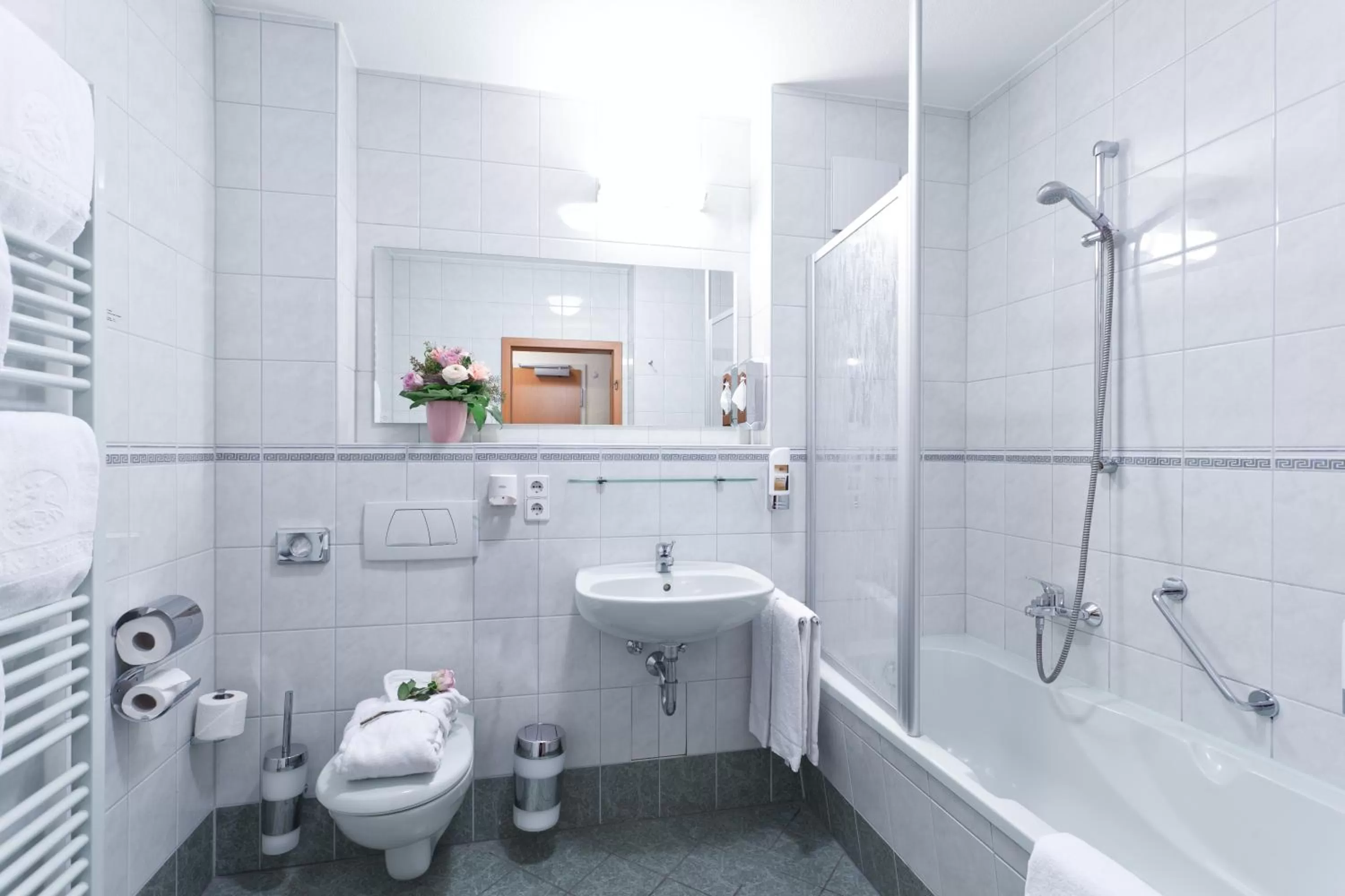 Bathroom in Aparthotel Münzgasse An der Frauenkirche