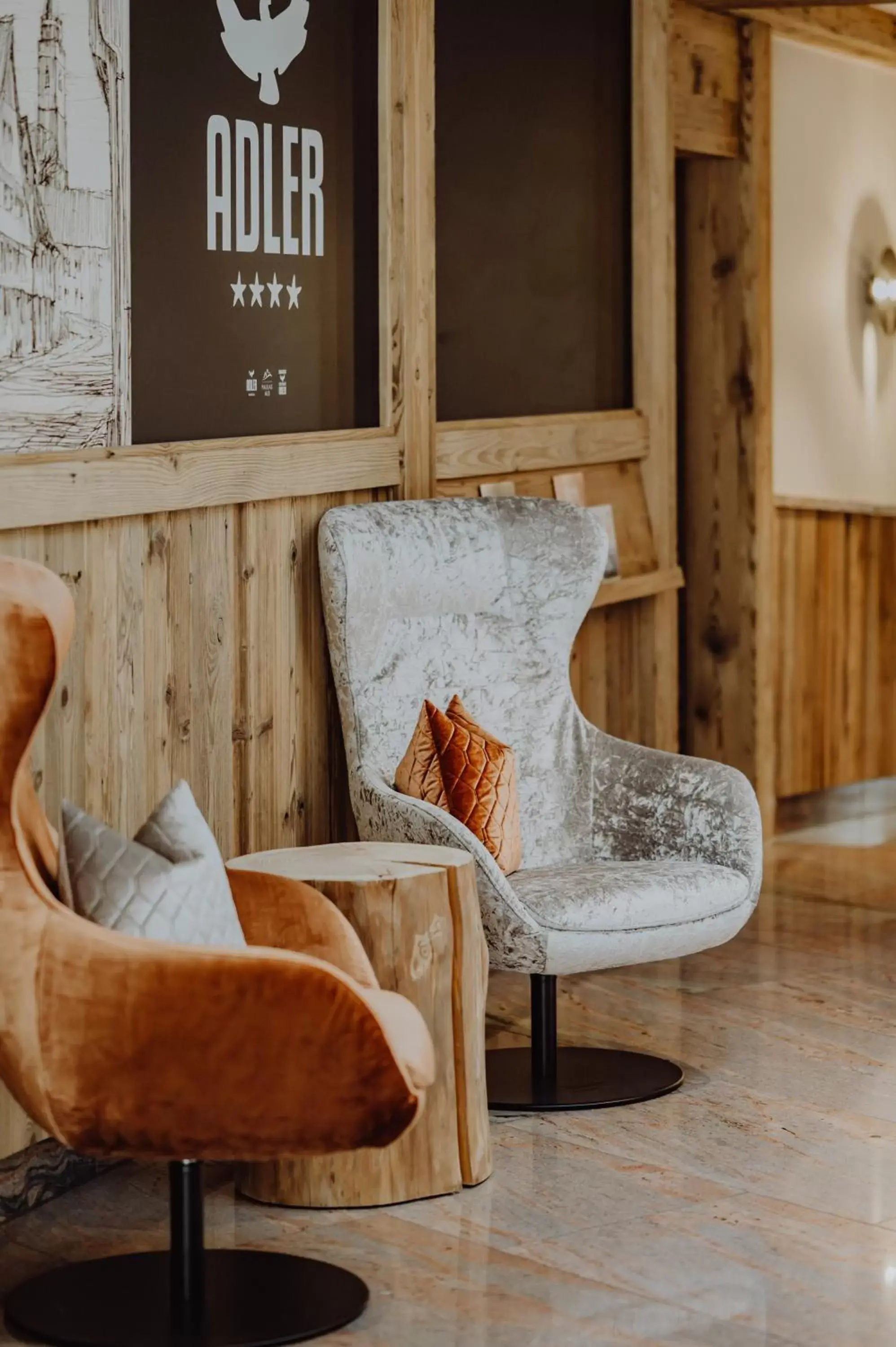 Lobby or reception, Seating Area in Hotel Adler - Paulas Alb